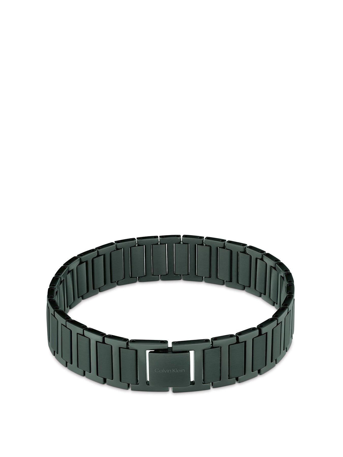 undefined STRUCTURED LINKS Men's Bracelet GREEN