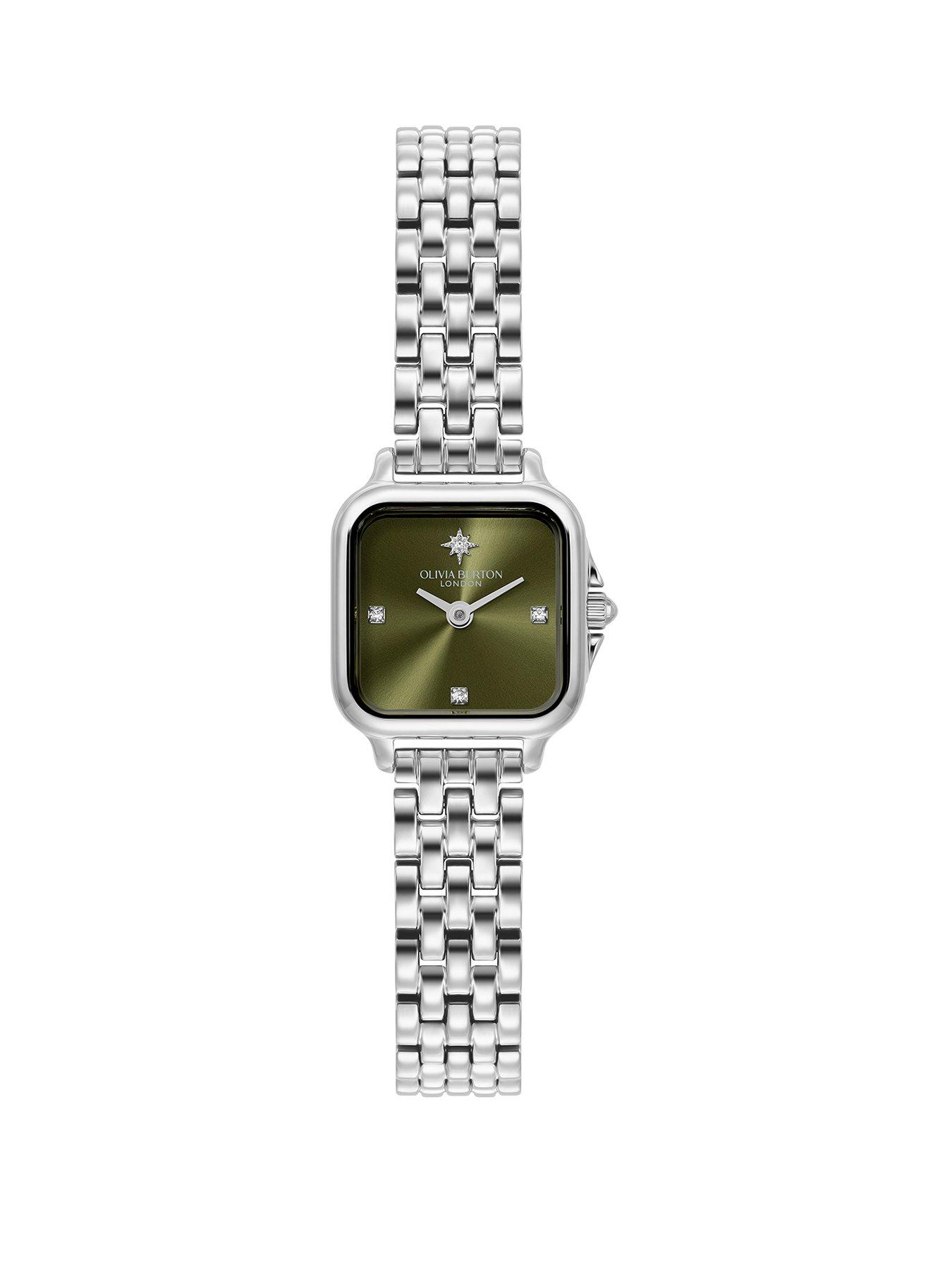 Image 1 of 8 of Olivia Burton Grosvenor Mini Ladies watch Silver