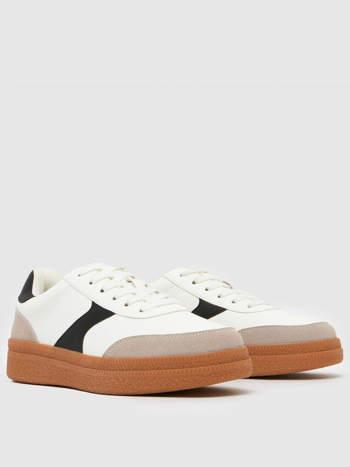  image of schuh-malani-gum-sole-trainers-off-white