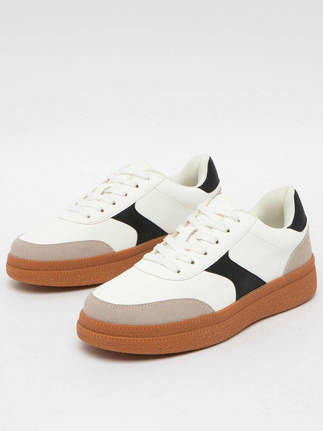  image of schuh-malani-gum-sole-trainers-off-white