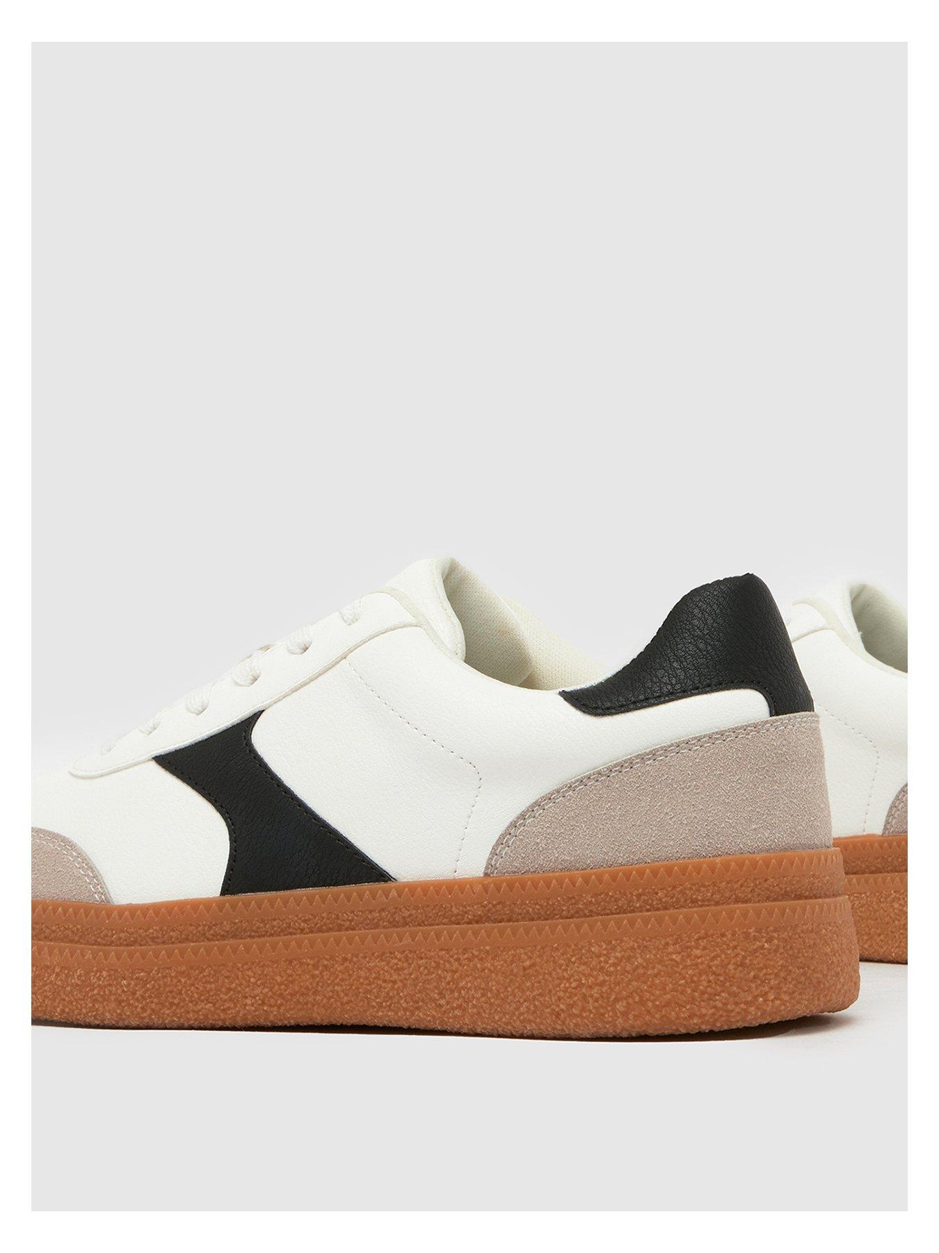  image of schuh-malani-gum-sole-trainers-off-white