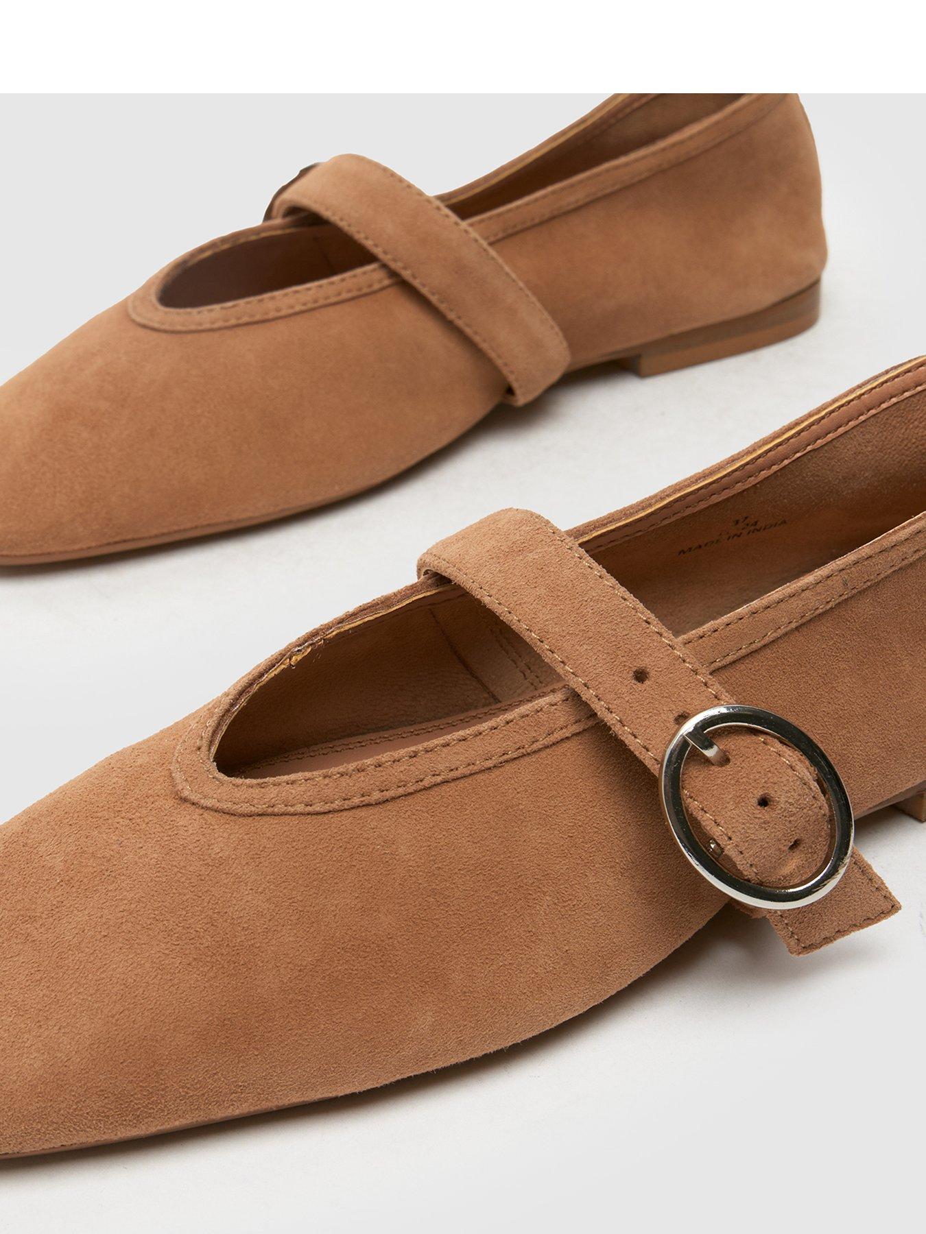 image of schuh-lavena-mary-jane-ballerina-flatnbsp--beige