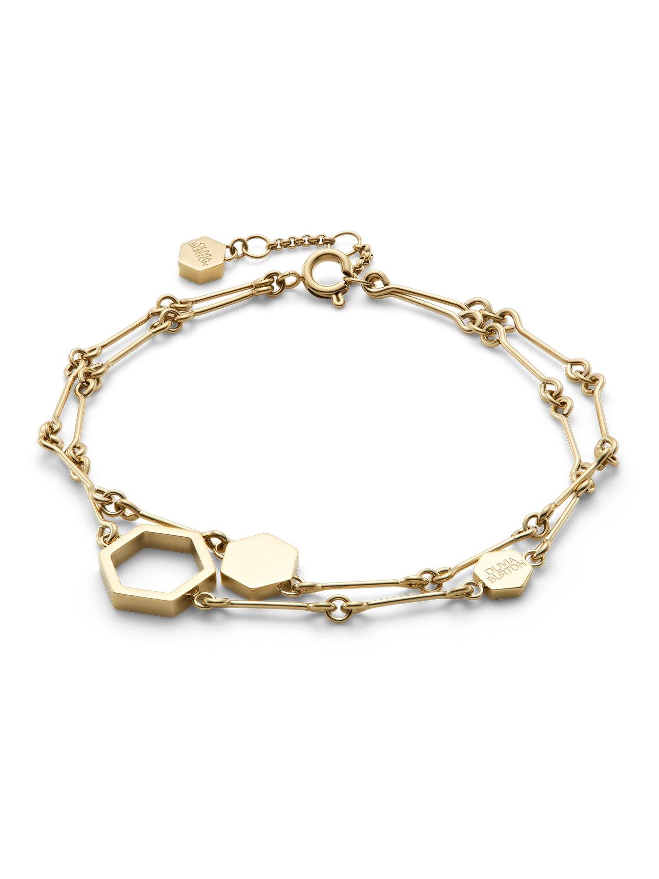 Image 2 of 7 of Olivia Burton Honeycomb Classic Ladies Bracelet Gold