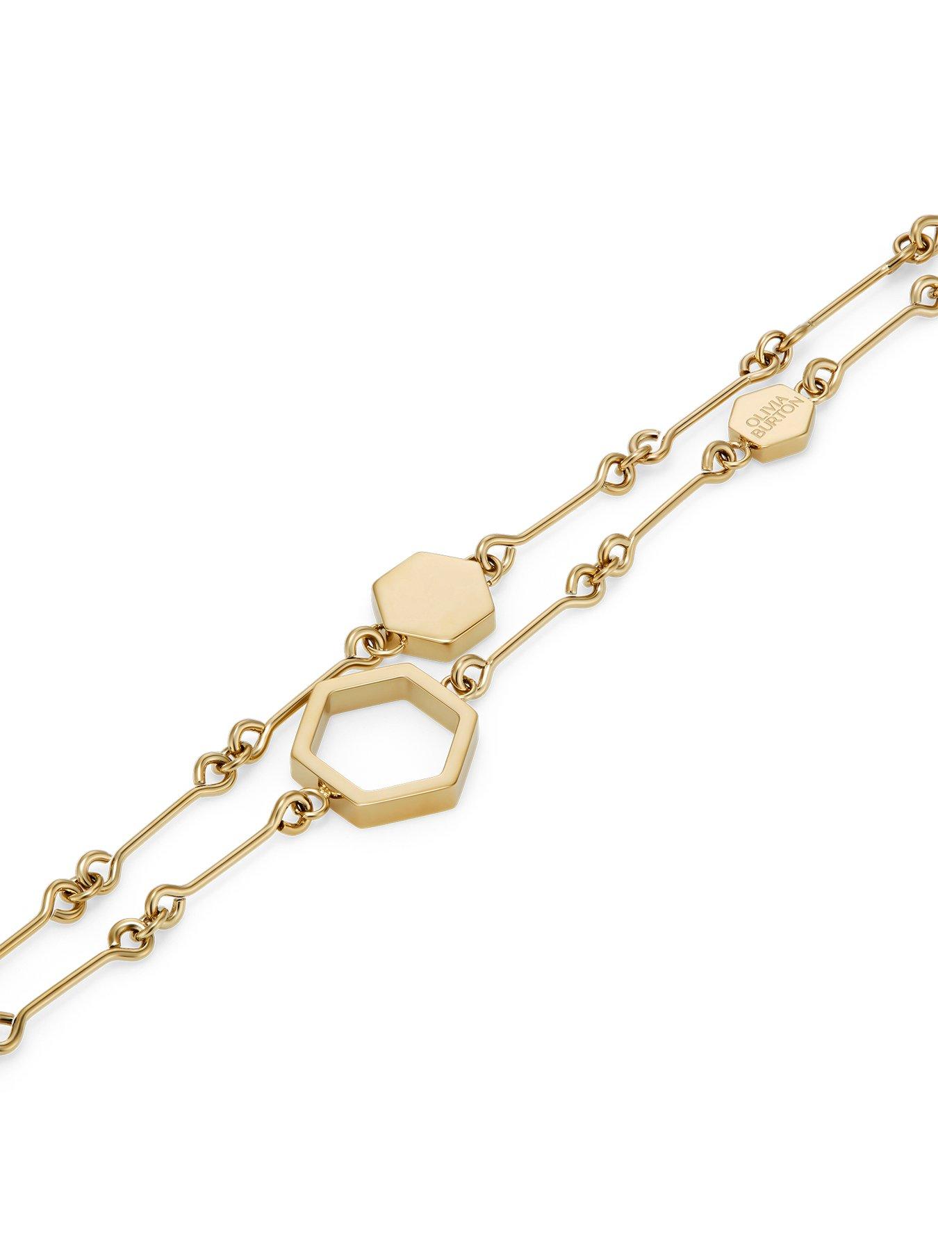 Image 4 of 7 of Olivia Burton Honeycomb Classic Ladies Bracelet Gold