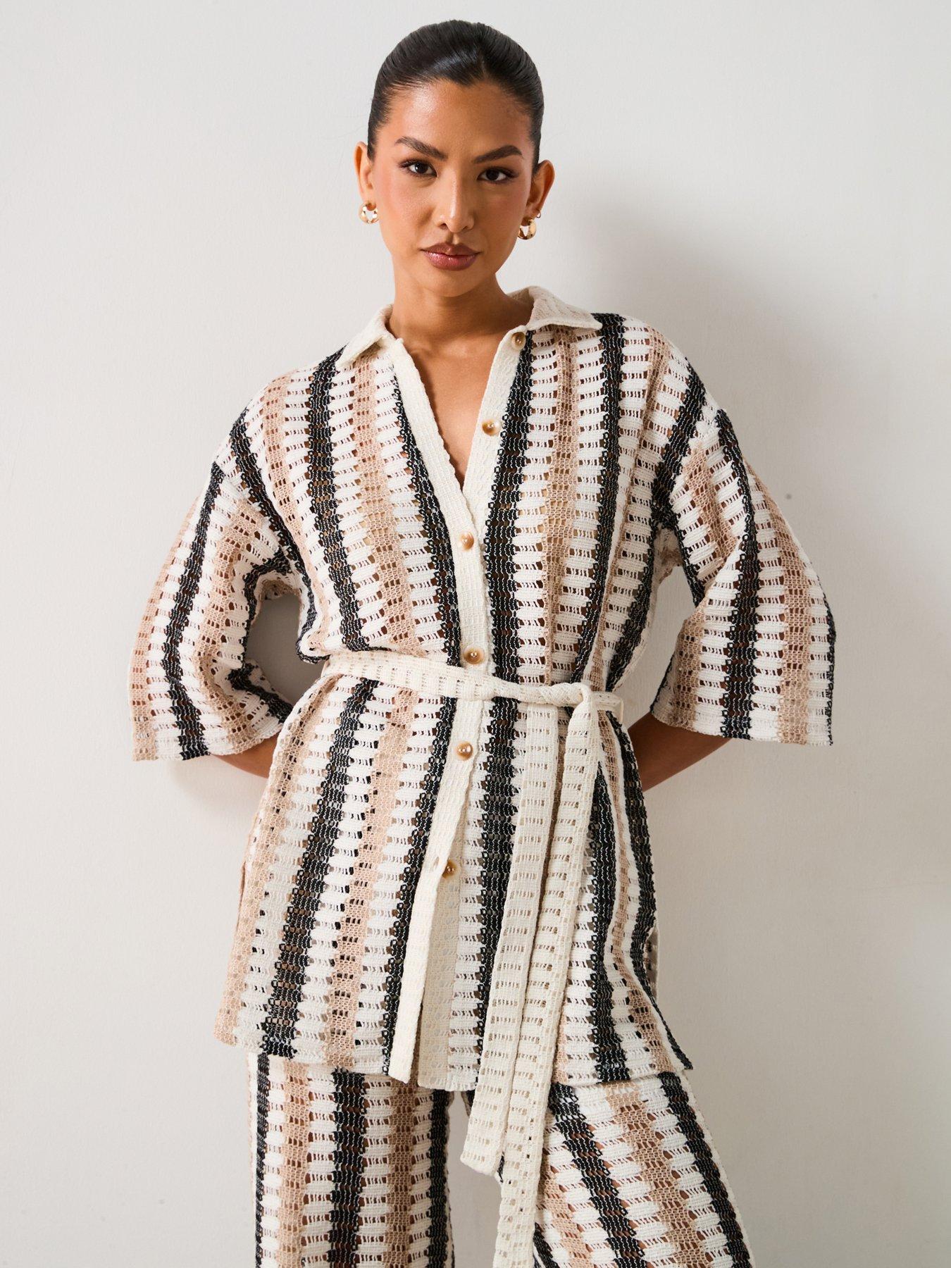 v-by-very-longline-stripe-tie-waist-crochet-co-ord-shirt-creamstripe
