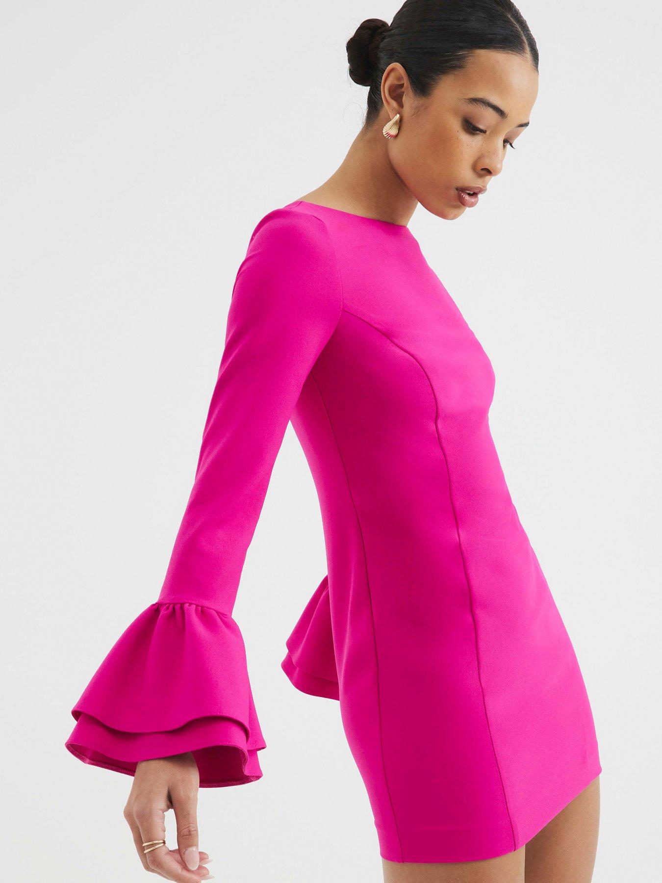 undefined Embellished Mini Dress - Pink