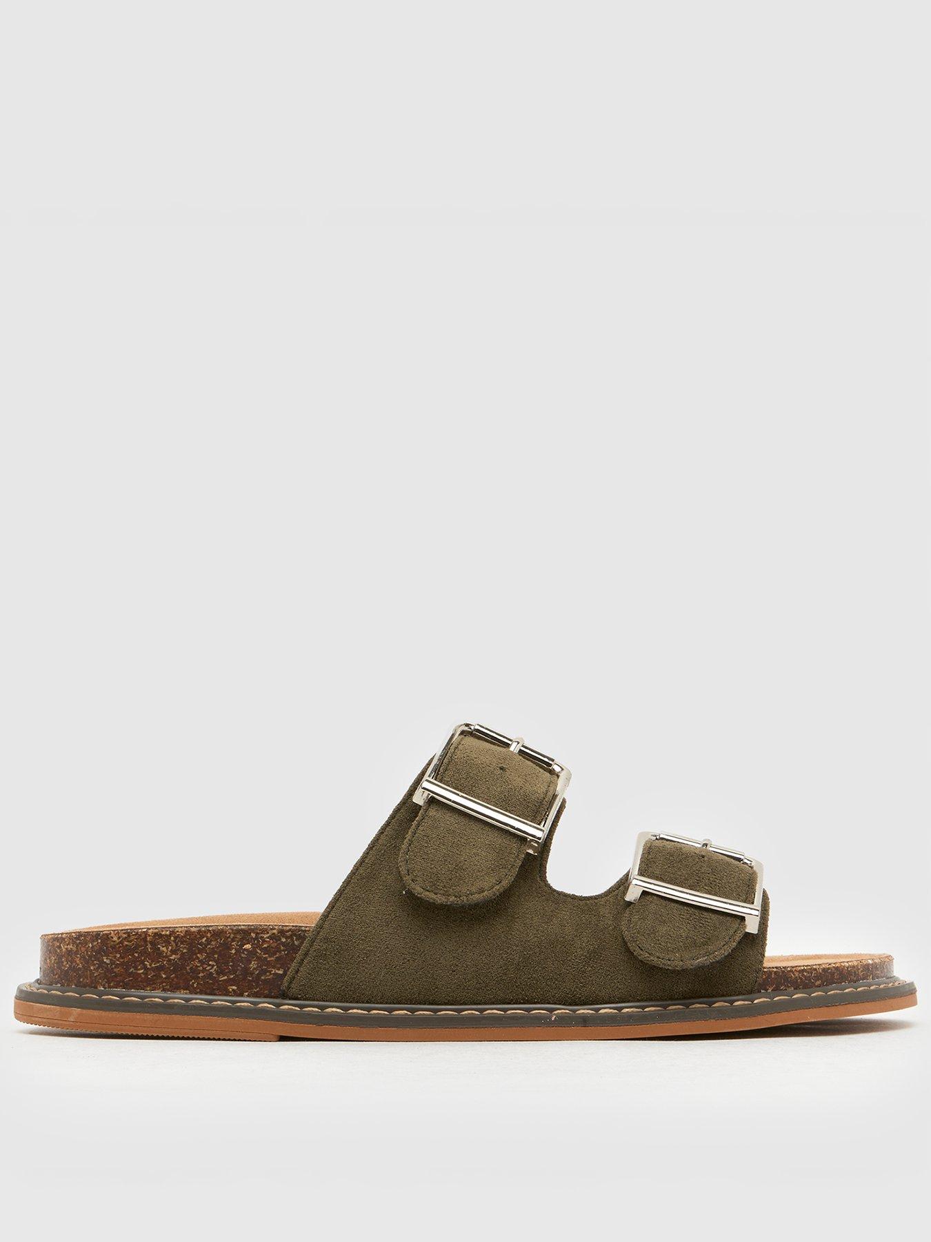 schuh-tamika-buckle-footbed-sandals-khaki