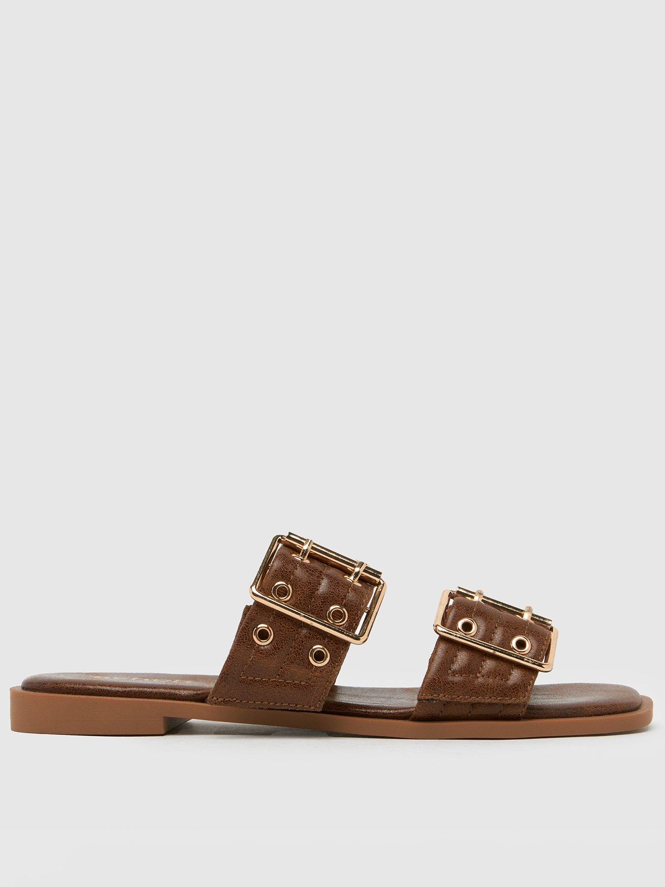 schuh-tenika-buckle-detail-sandals-tan