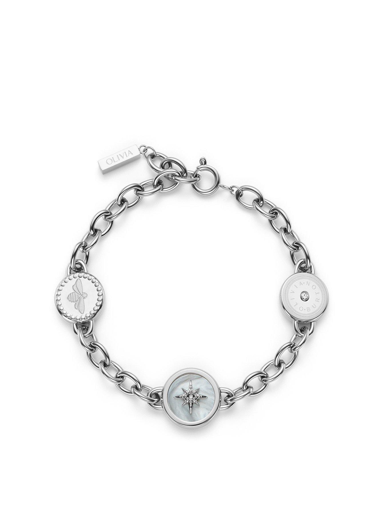 Image 1 of 6 of Olivia Burton Charms Ladies Bracelet Silver