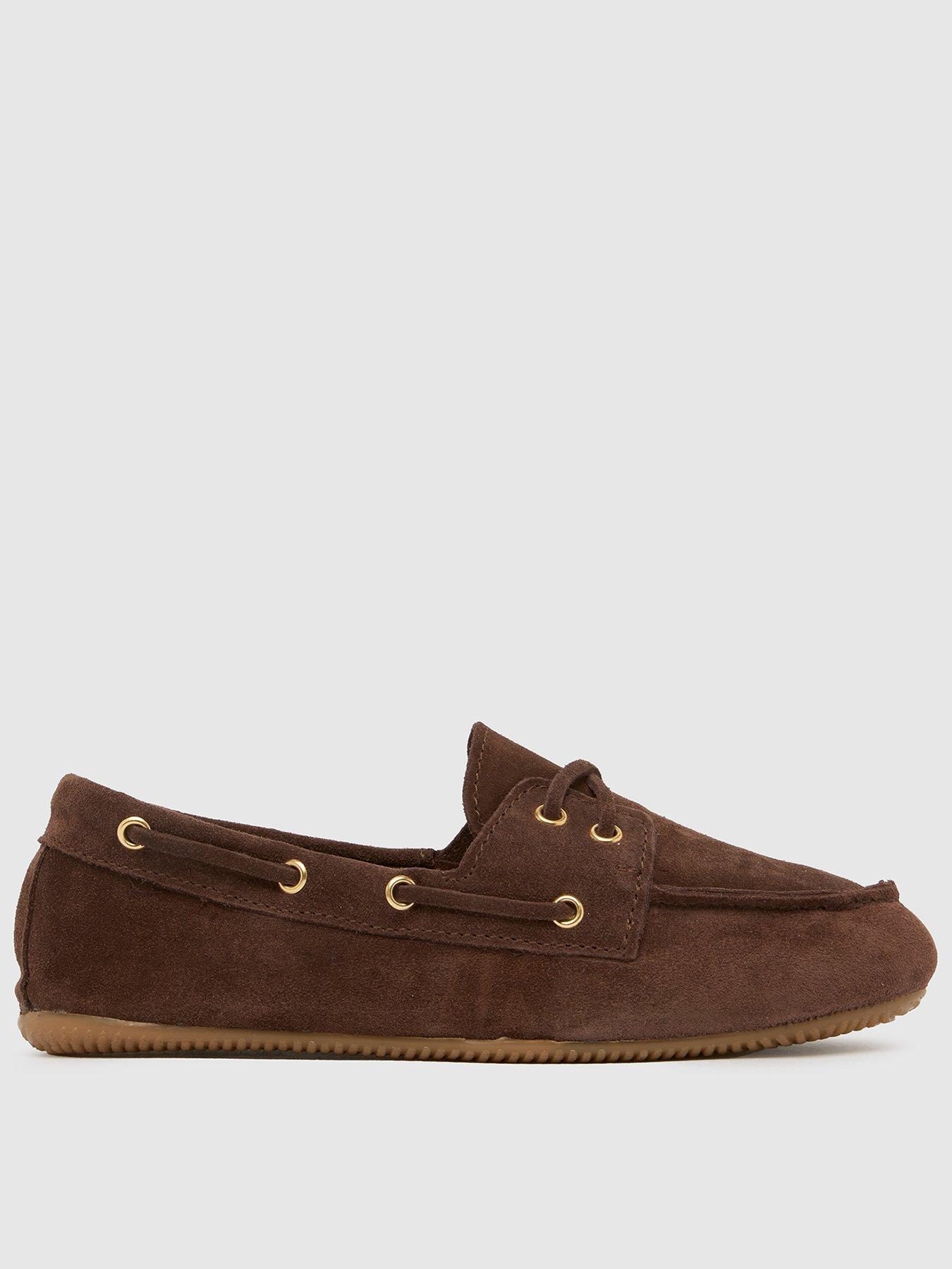 schuh-lyanna-suede-flat-boat-shoes-brown