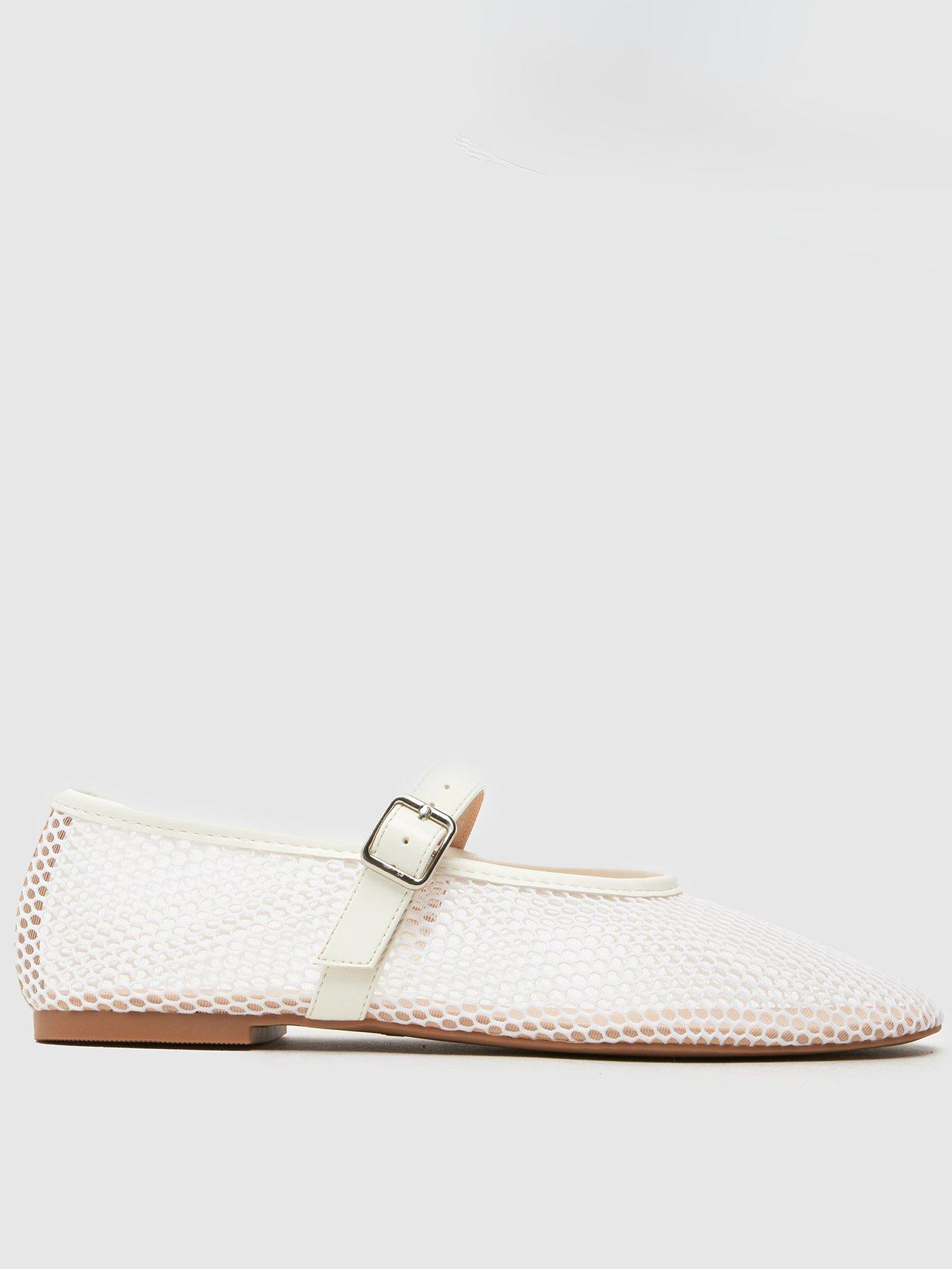 schuh-larra-mesh-ballerina-white