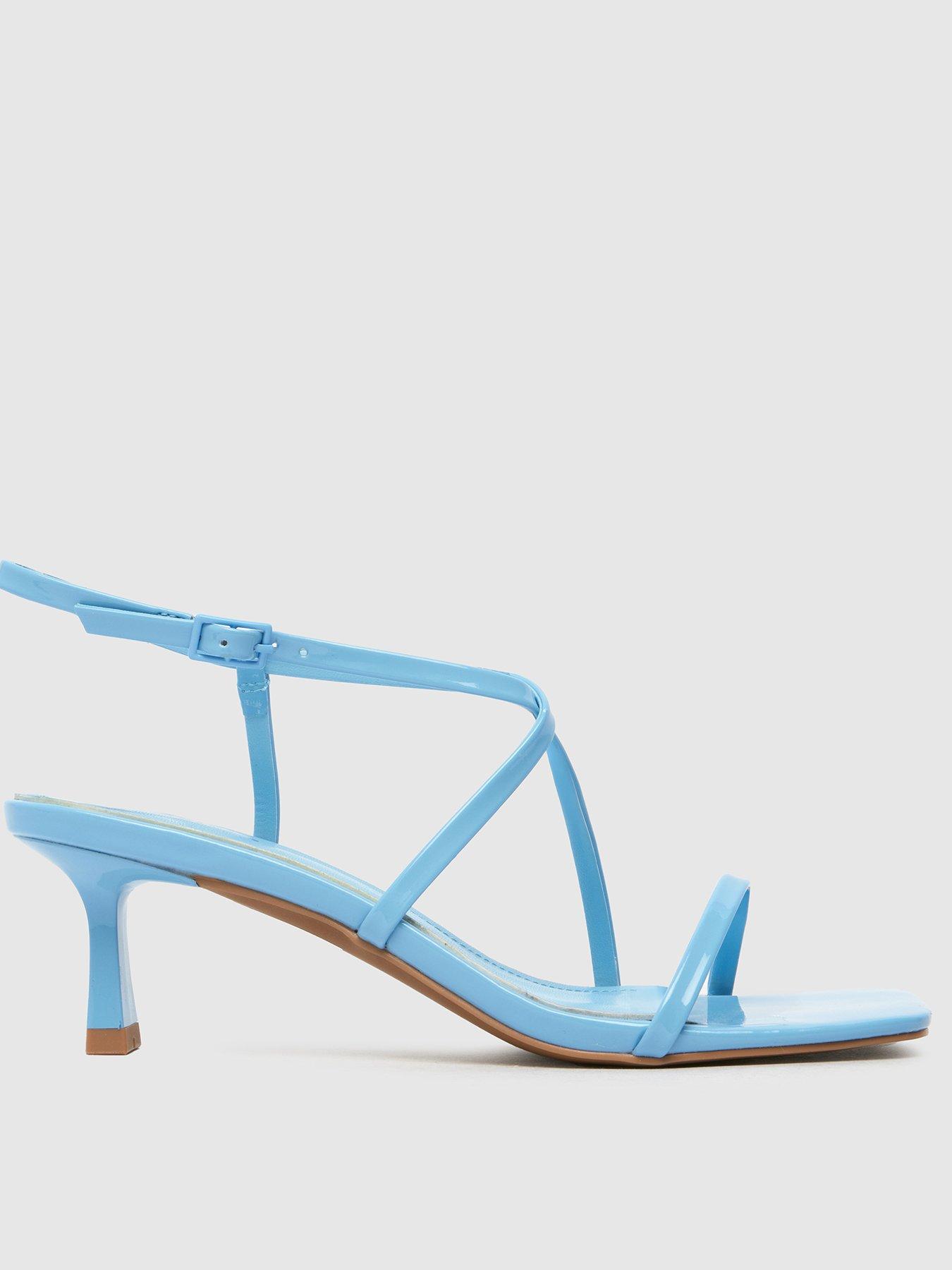  image of schuh-serenity-strappy-midi-heels-blue