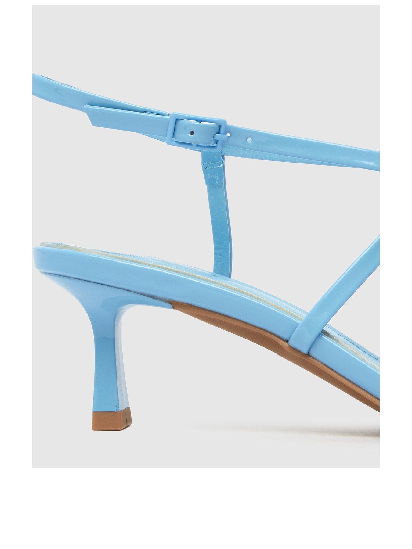  image of schuh-serenity-strappy-midi-heels-blue