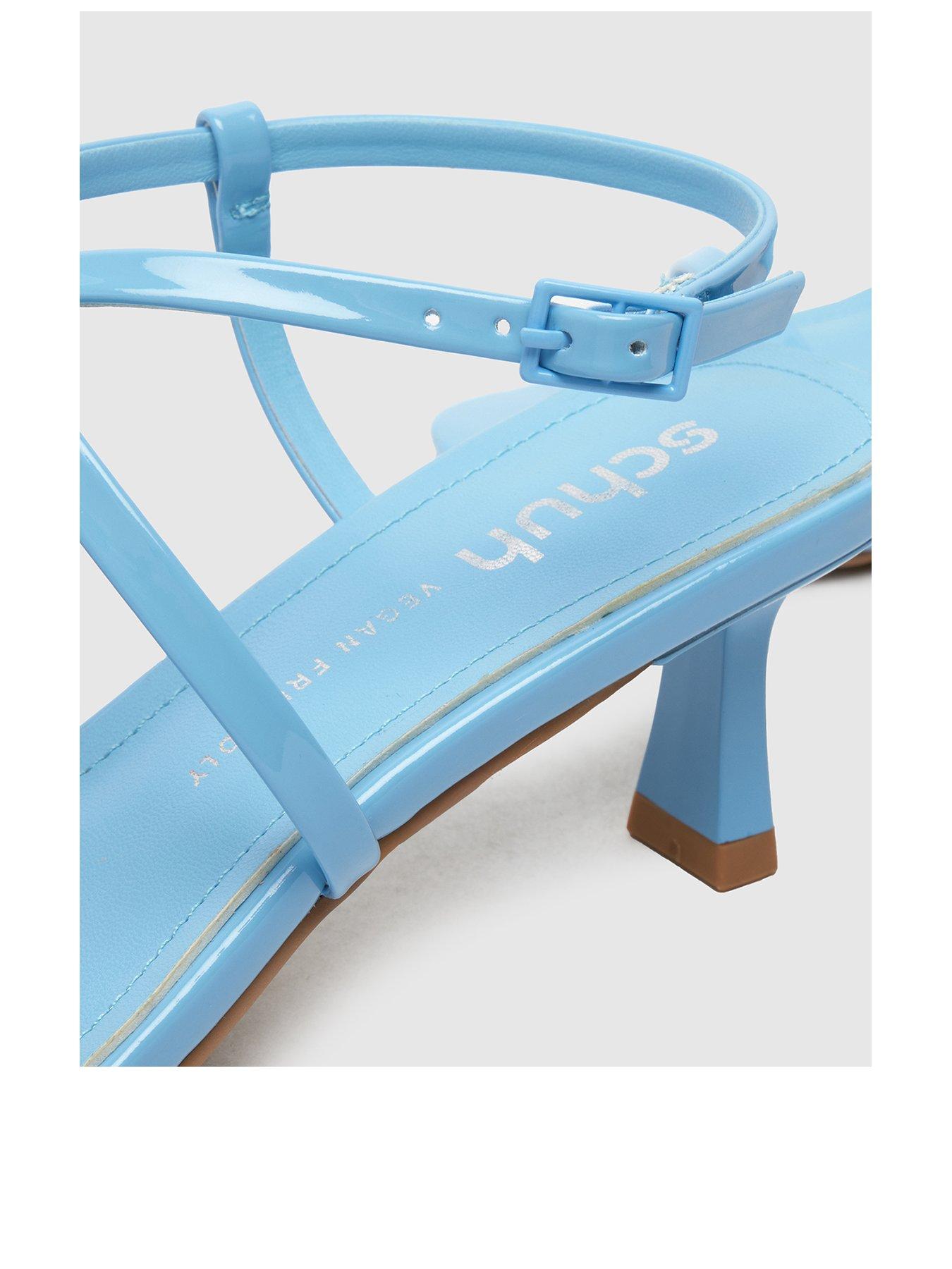  image of schuh-serenity-strappy-midi-heels-blue