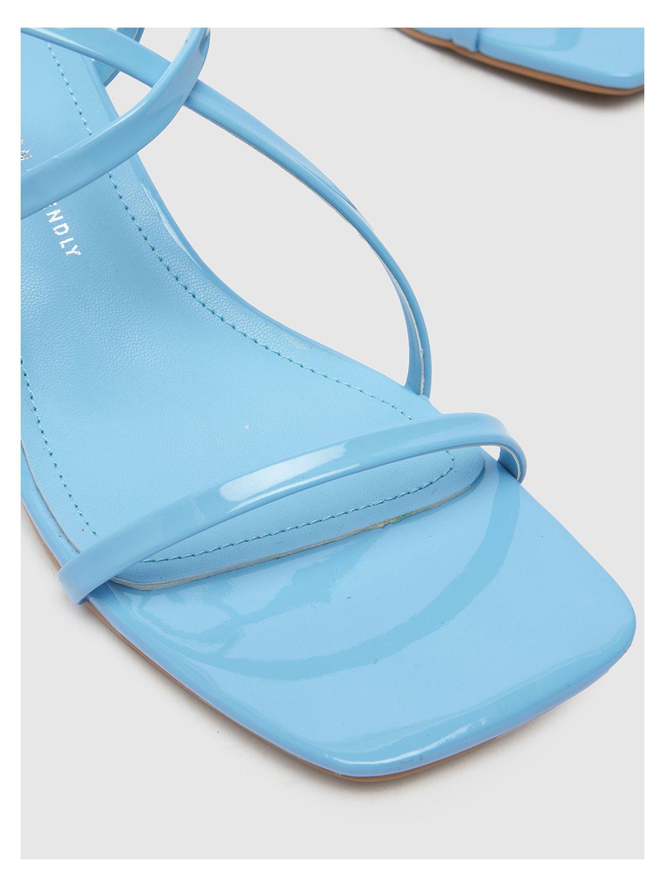  image of schuh-serenity-strappy-midi-heels-blue