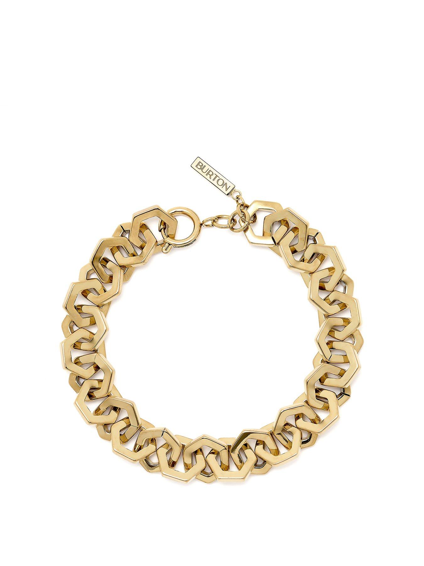  image of olivia-burton-honeycomb-ladies-bracelet-gold