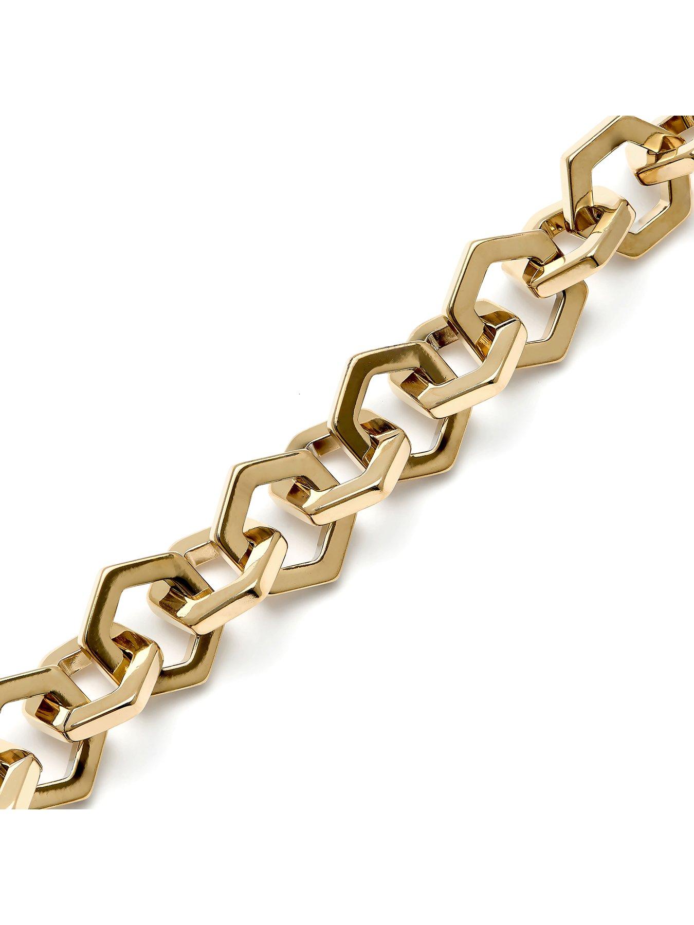  image of olivia-burton-honeycomb-ladies-bracelet-gold