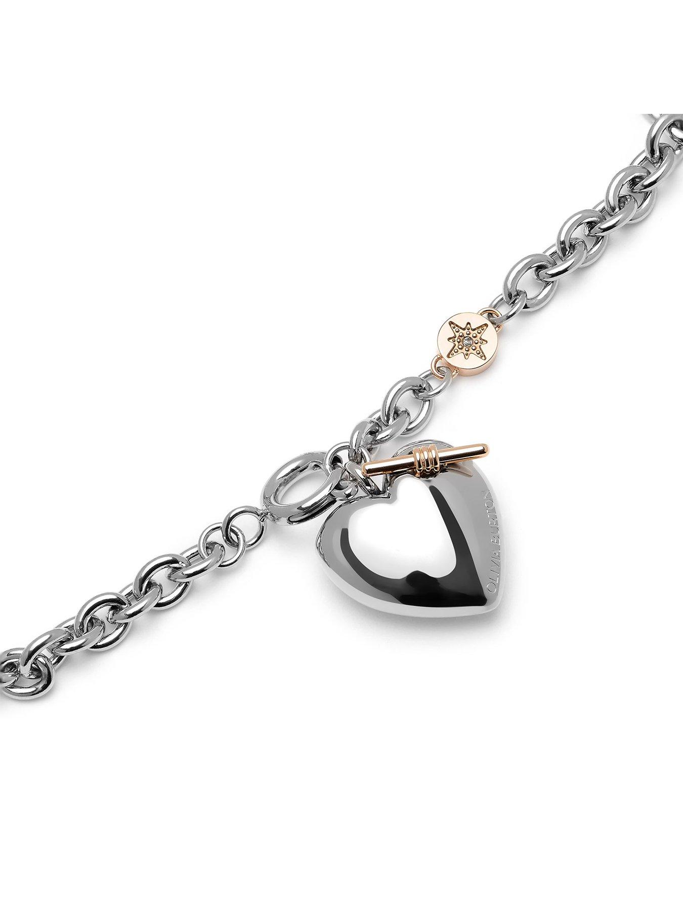 Image 4 of 5 of Olivia Burton Knot Heart Ladies Bracelet Silver