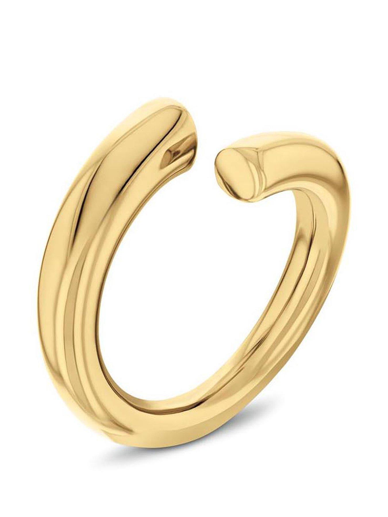 calvin-klein-ck-spiral-ladies-ring-gold