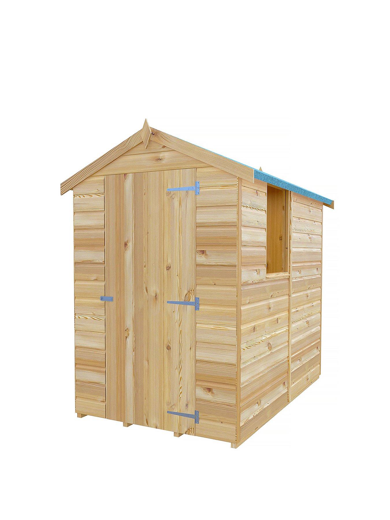  image of shire-shetland-shiplap-dip-treated-apex-shed