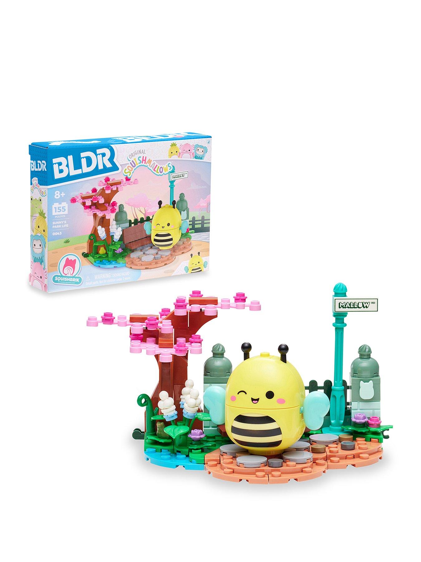 Squishmallows BLDR Squishmallows 155-piece Sunny's Park Life Building Set 0043 - Includes Squishmallows Buildable Figure