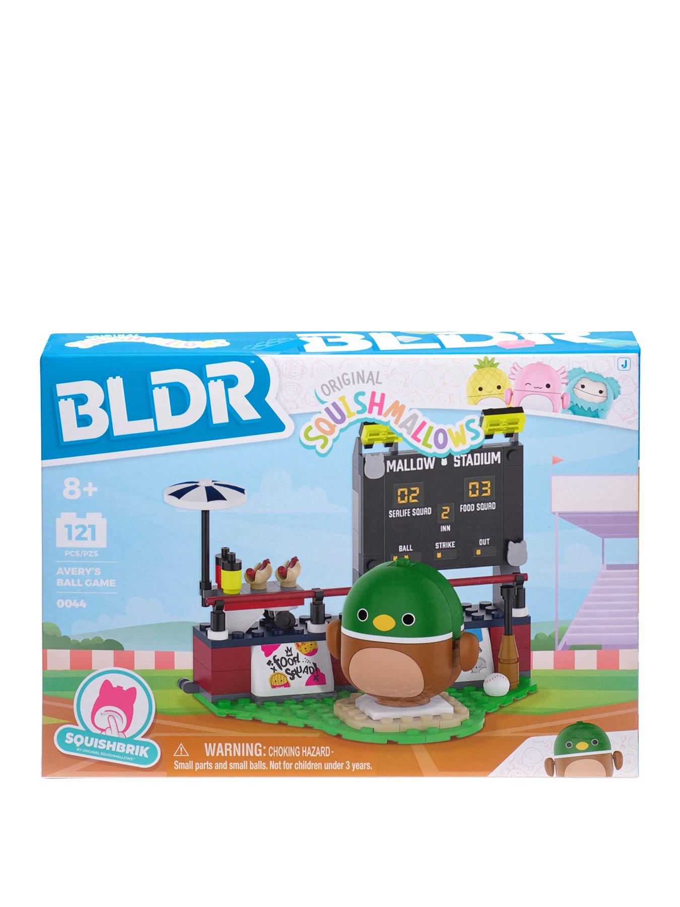 undefined CNS- Squishmallows Small Building Set (2" Buildable Character & DIsplay Set Assortment) - Avery With Ballpark (INTL)
