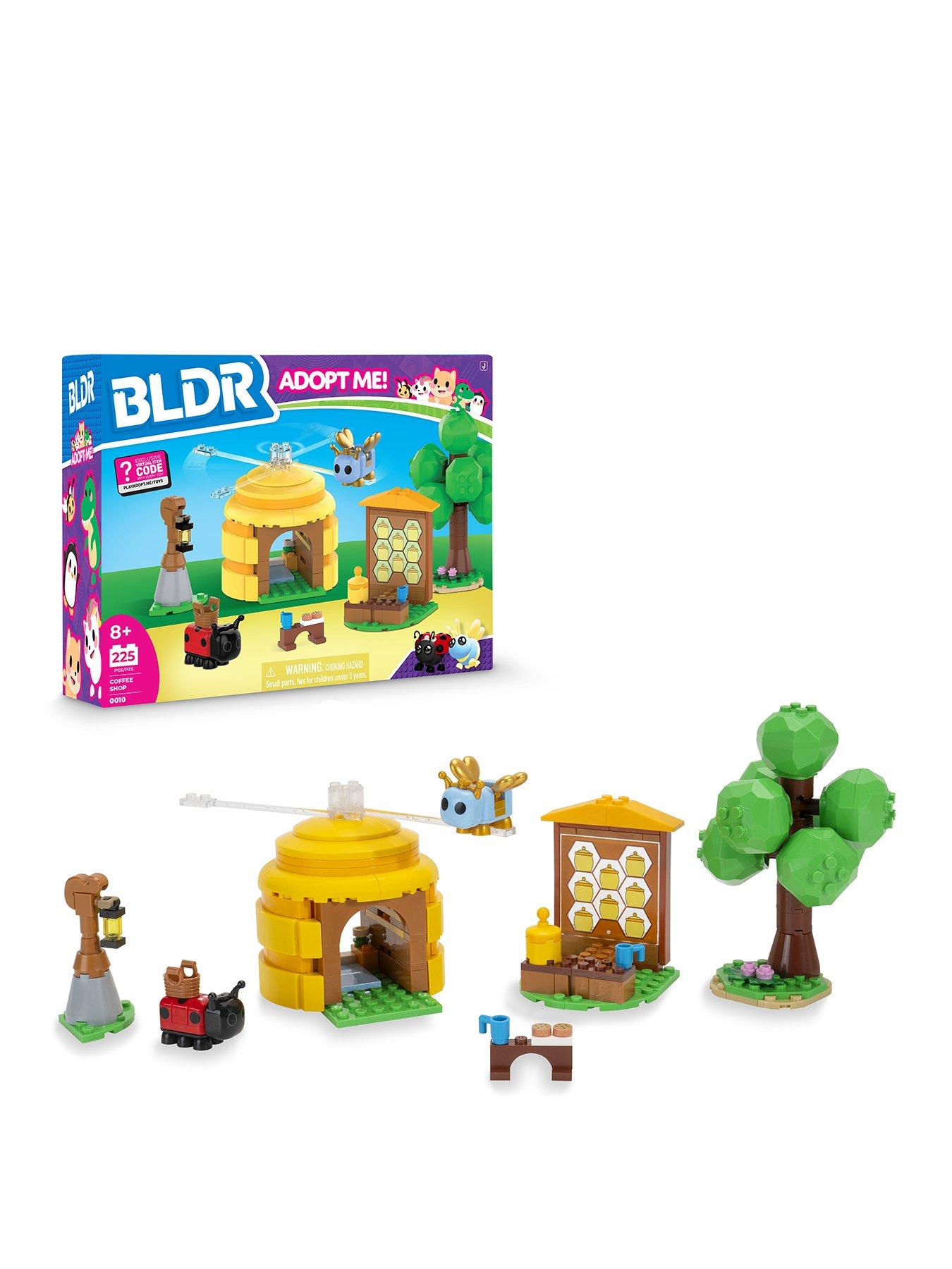 undefined BLDR Adopt Me Coffee Shop Building Set Exclusive Virtual Item Code Included