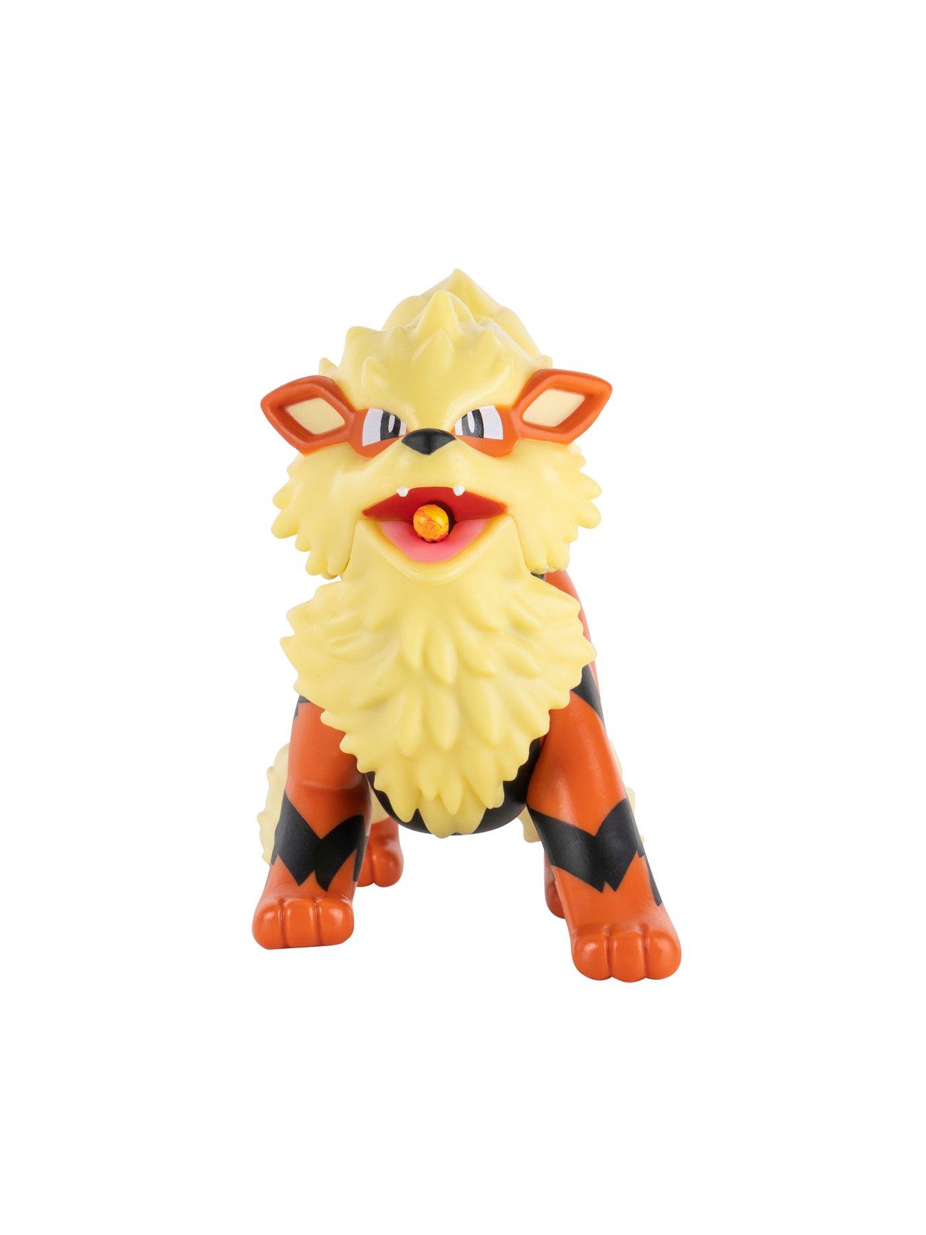 Image 3 of 8 of Pokemon Pok&egrave;mon Arcanine Battle Feature Figure - 4.5-Inch Arcanine Battle Ready Figure with fire missile Attack