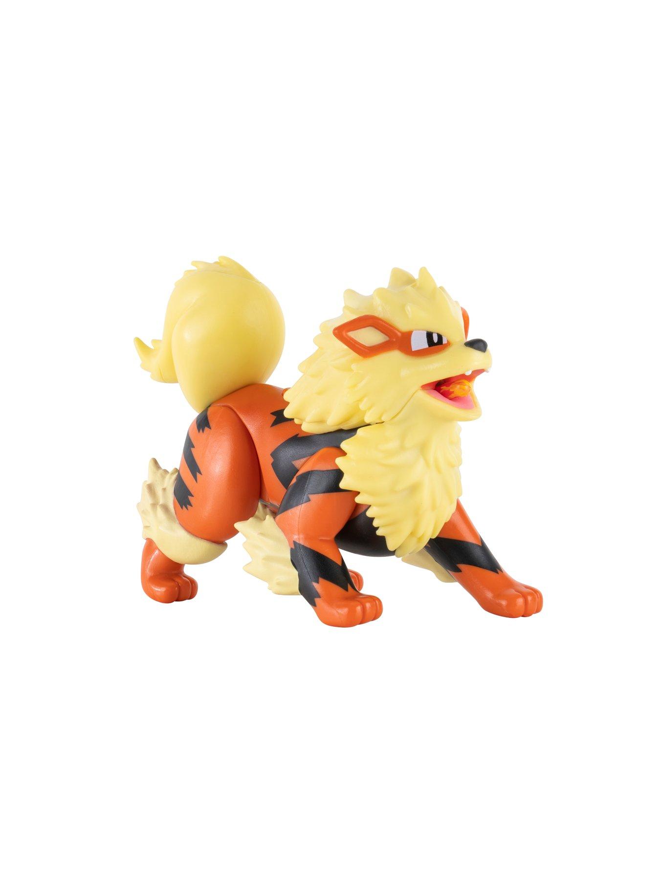 Image 4 of 8 of Pokemon Pok&egrave;mon Arcanine Battle Feature Figure - 4.5-Inch Arcanine Battle Ready Figure with fire missile Attack