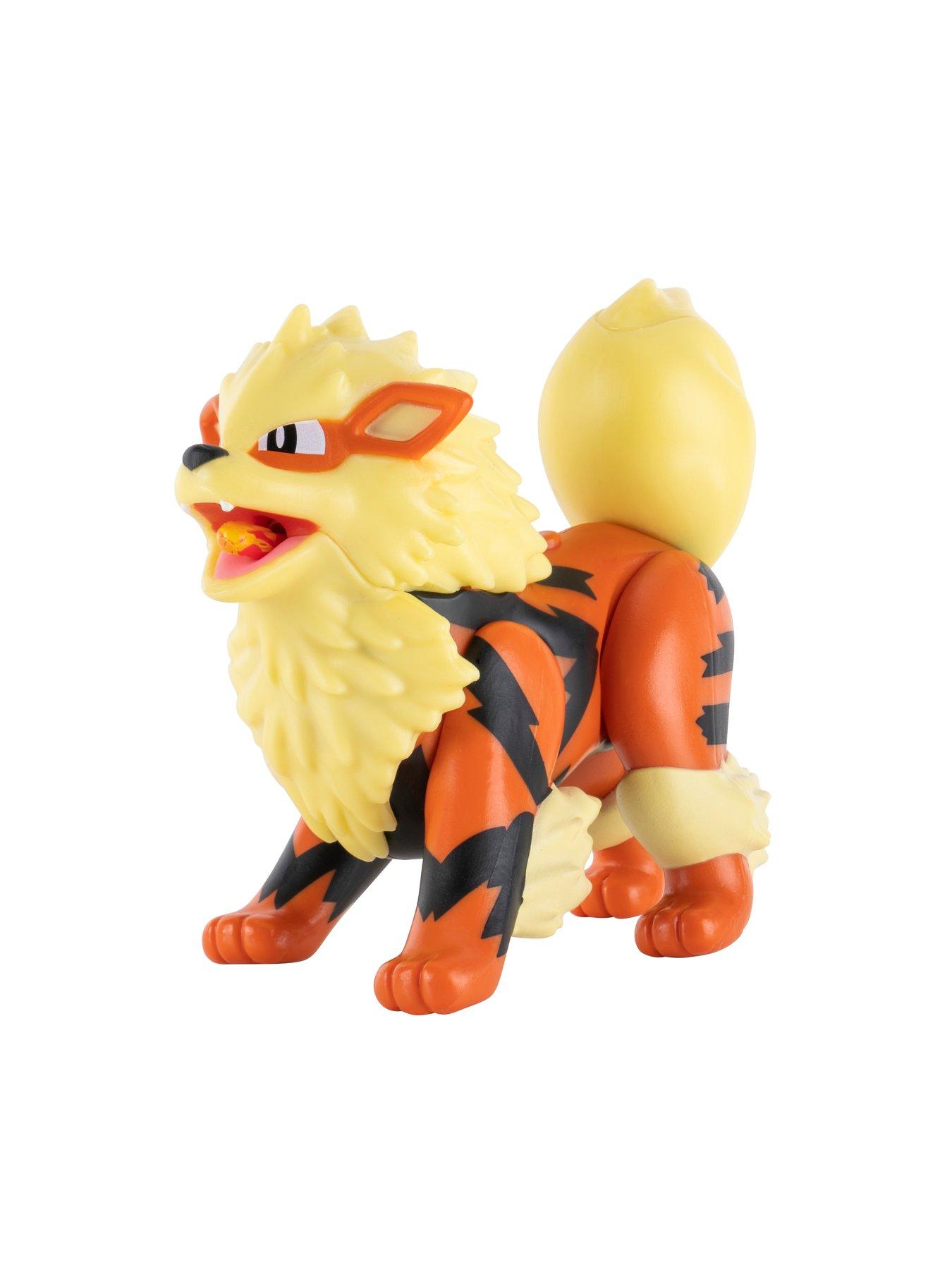 Image 6 of 8 of Pokemon Pok&egrave;mon Arcanine Battle Feature Figure - 4.5-Inch Arcanine Battle Ready Figure with fire missile Attack