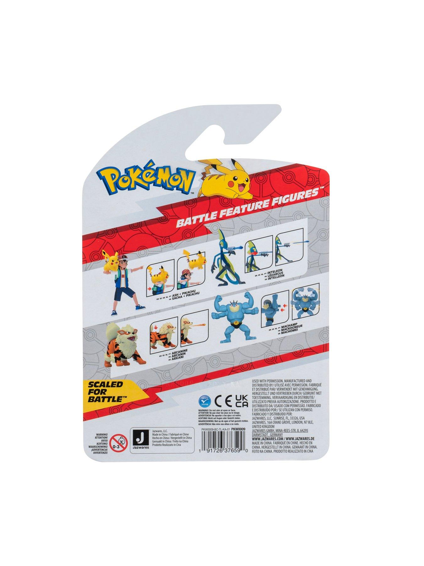 Image 7 of 8 of Pokemon Pok&egrave;mon Arcanine Battle Feature Figure - 4.5-Inch Arcanine Battle Ready Figure with fire missile Attack