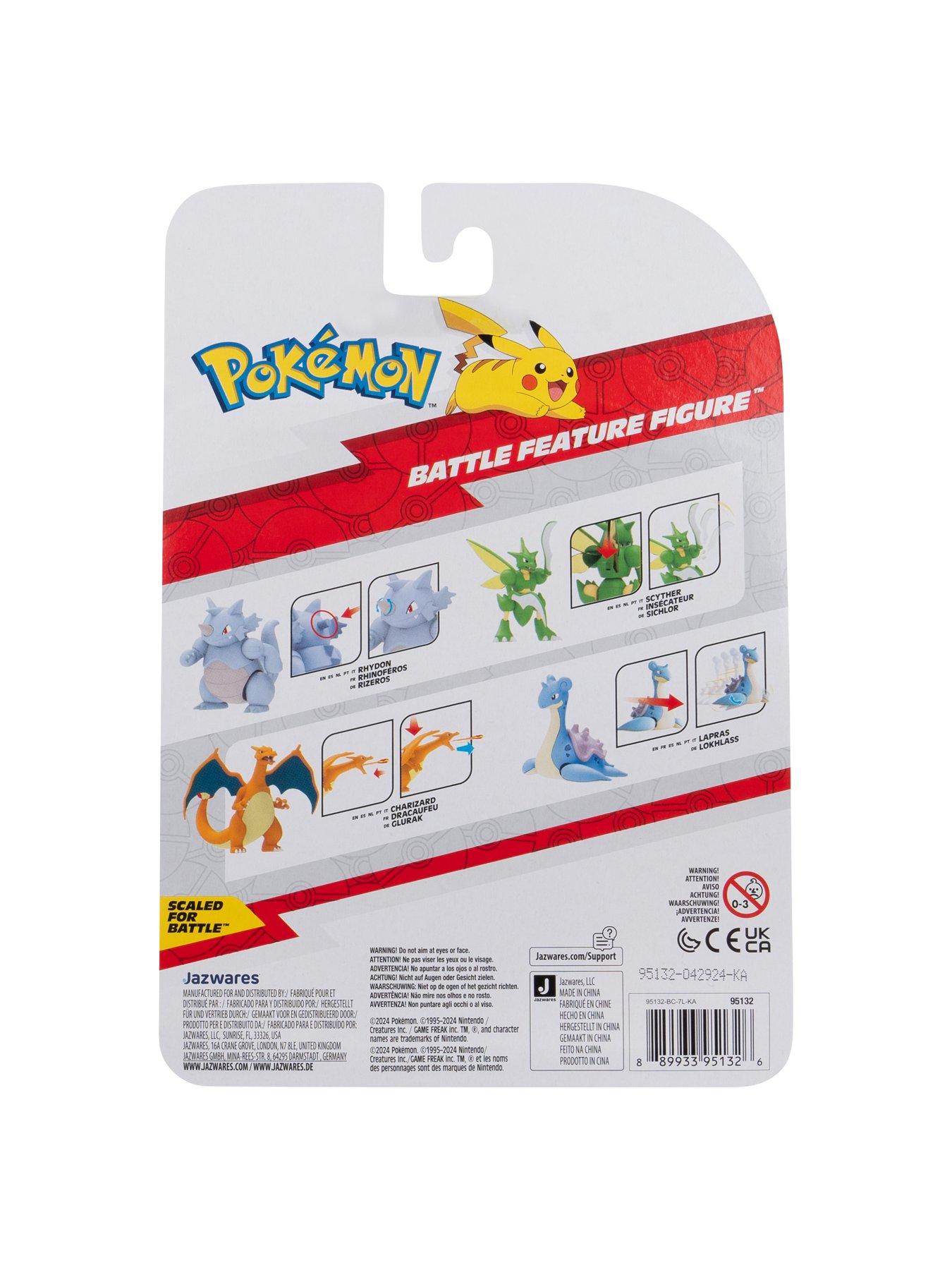 Image 6 of 7 of Pokemon Pok&egrave;mon Charizard Battle Feature Figure - 4.5-Inch Charizard Battle Figure with Fire Missile Launcher