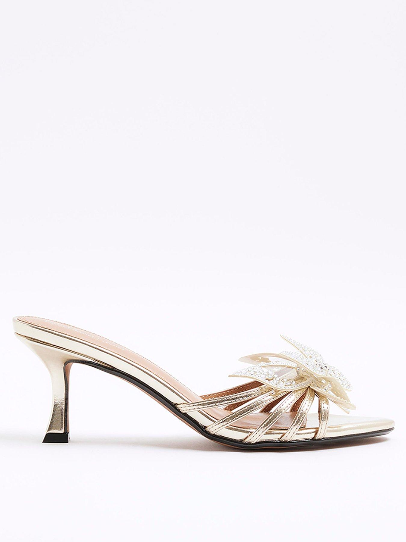 undefined Butterfly Mules - Gold