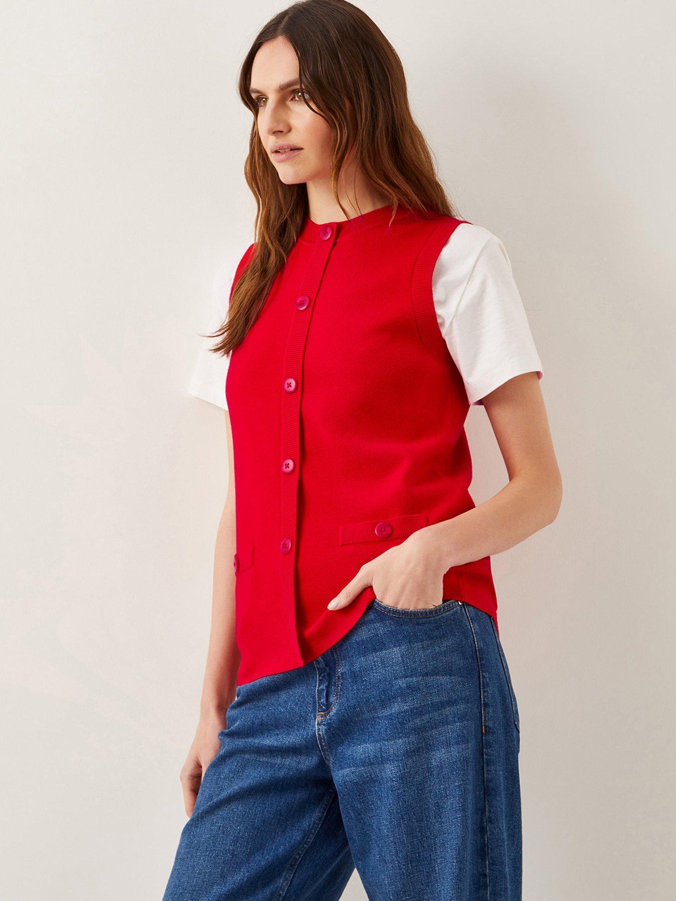 monsoon-shaw-sleeveless-knit-jumper-red