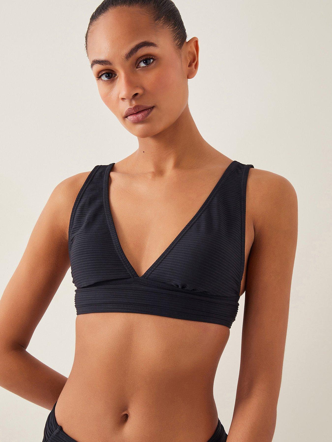 undefined Kina Bikini Top - Black