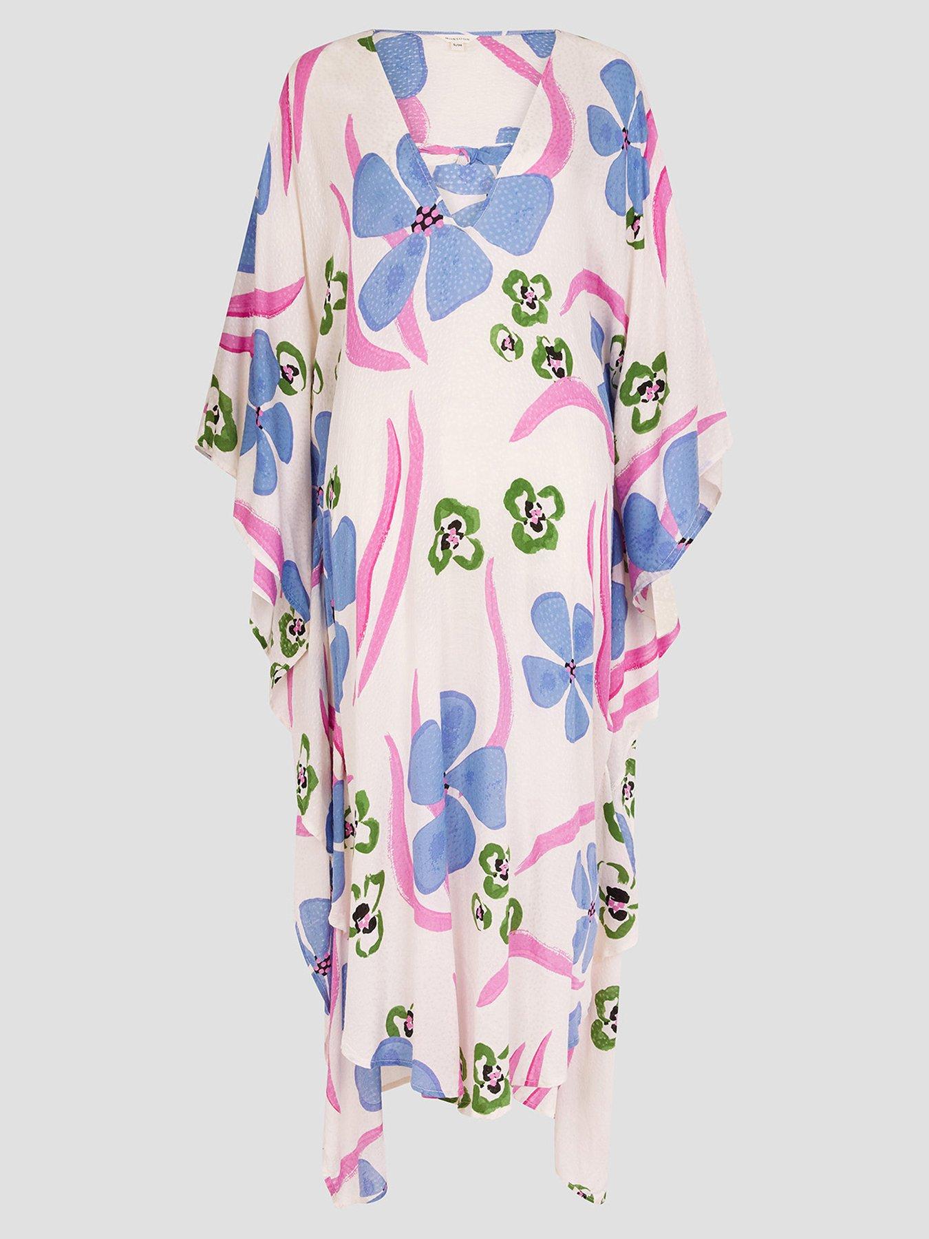  image of monsoon-fiona-kaftan-ivory