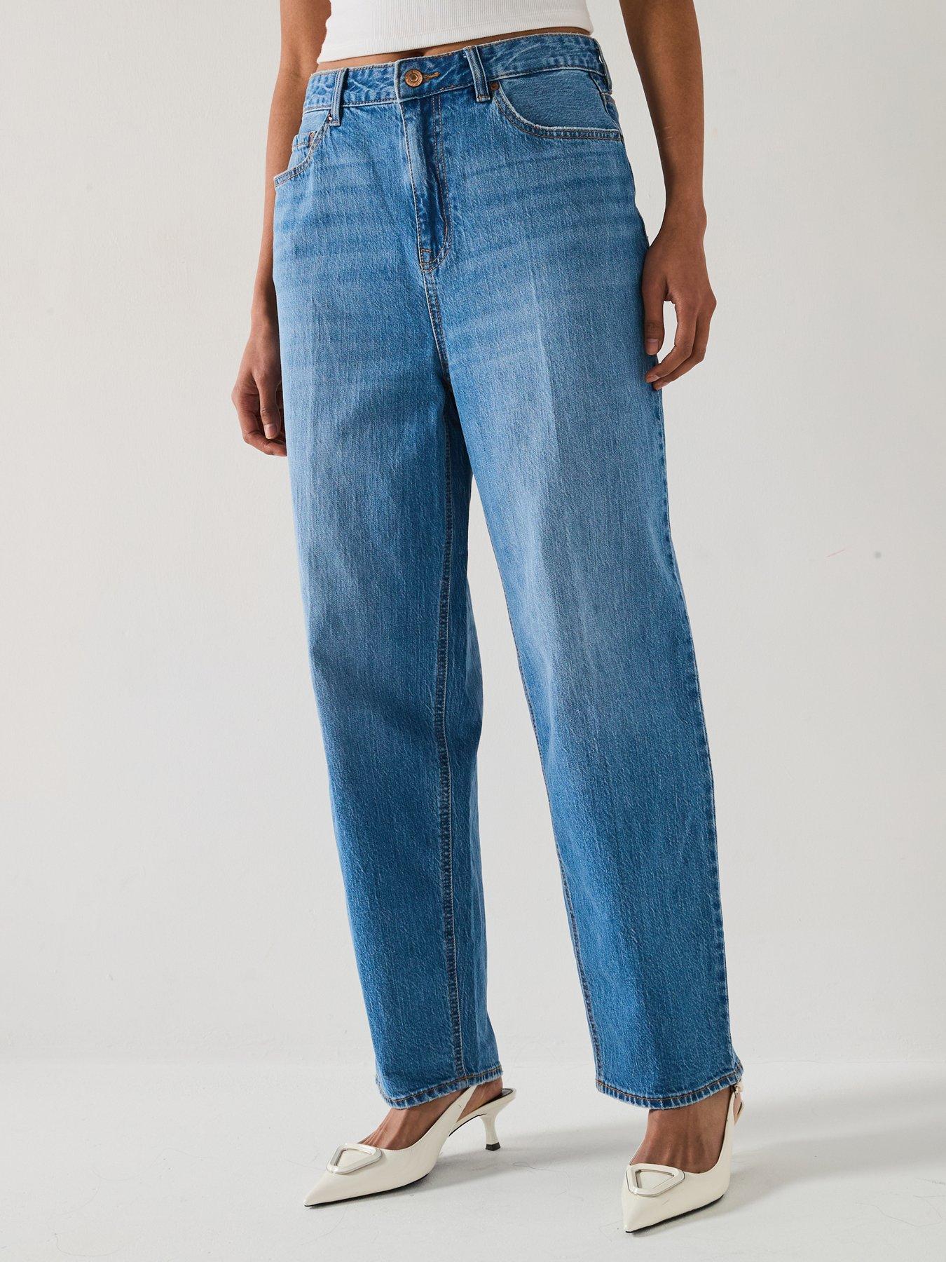 vero-moda-high-rise-barrel-jeans-blue