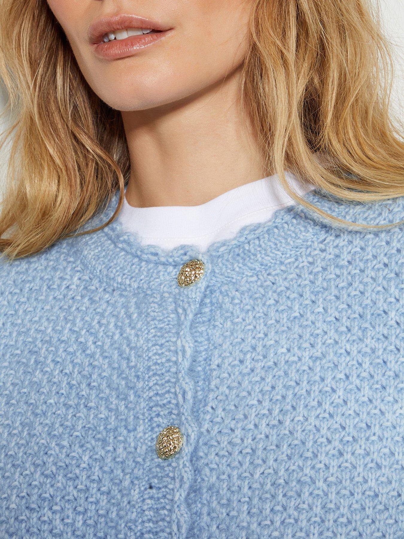  image of monsoon-suki-stitch-jacket-blue