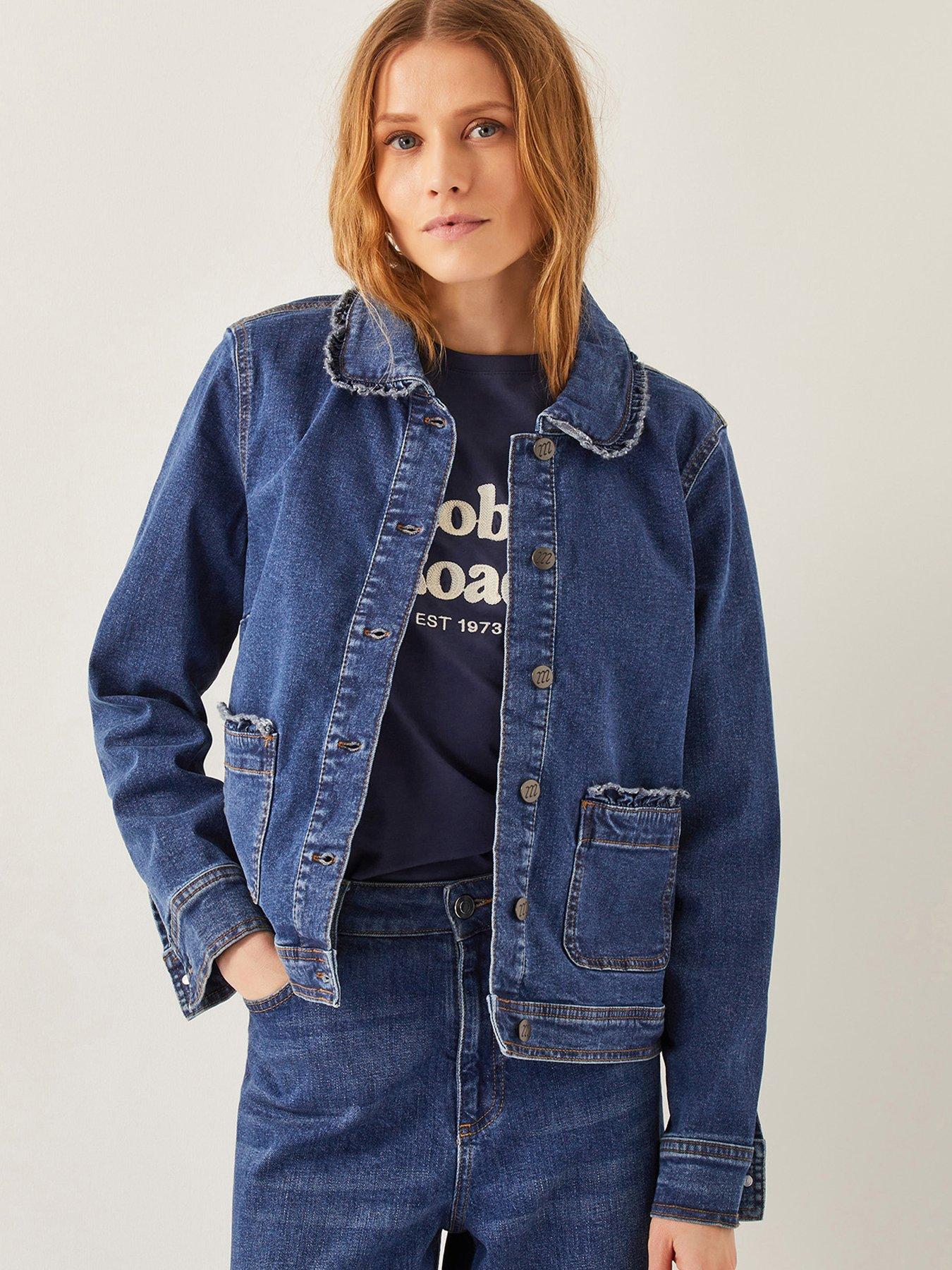 undefined Sadie Frill Jacket - Blue