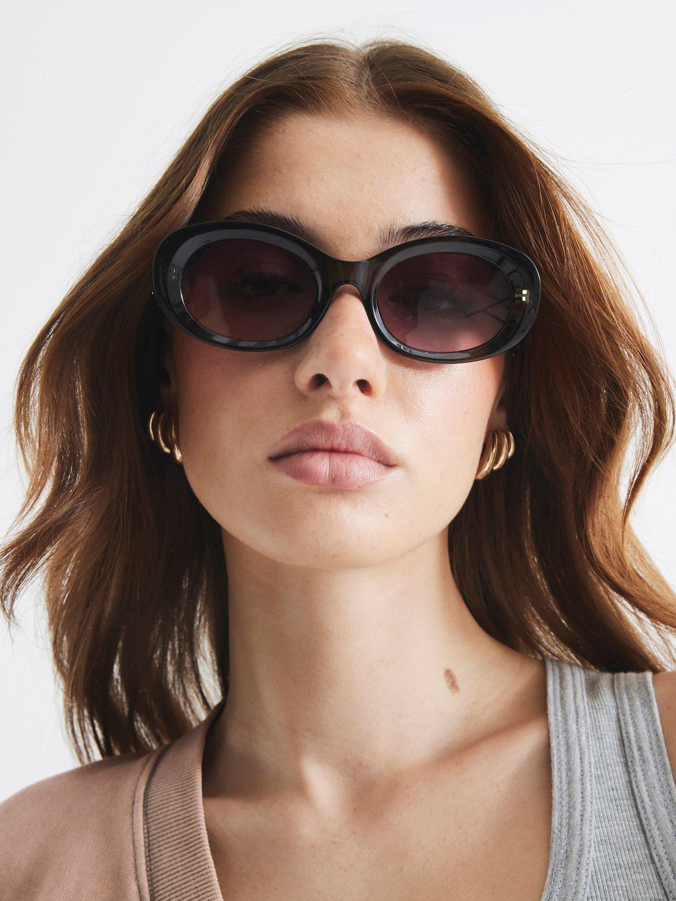 river-island-oval-watch-link-sunglasses-green