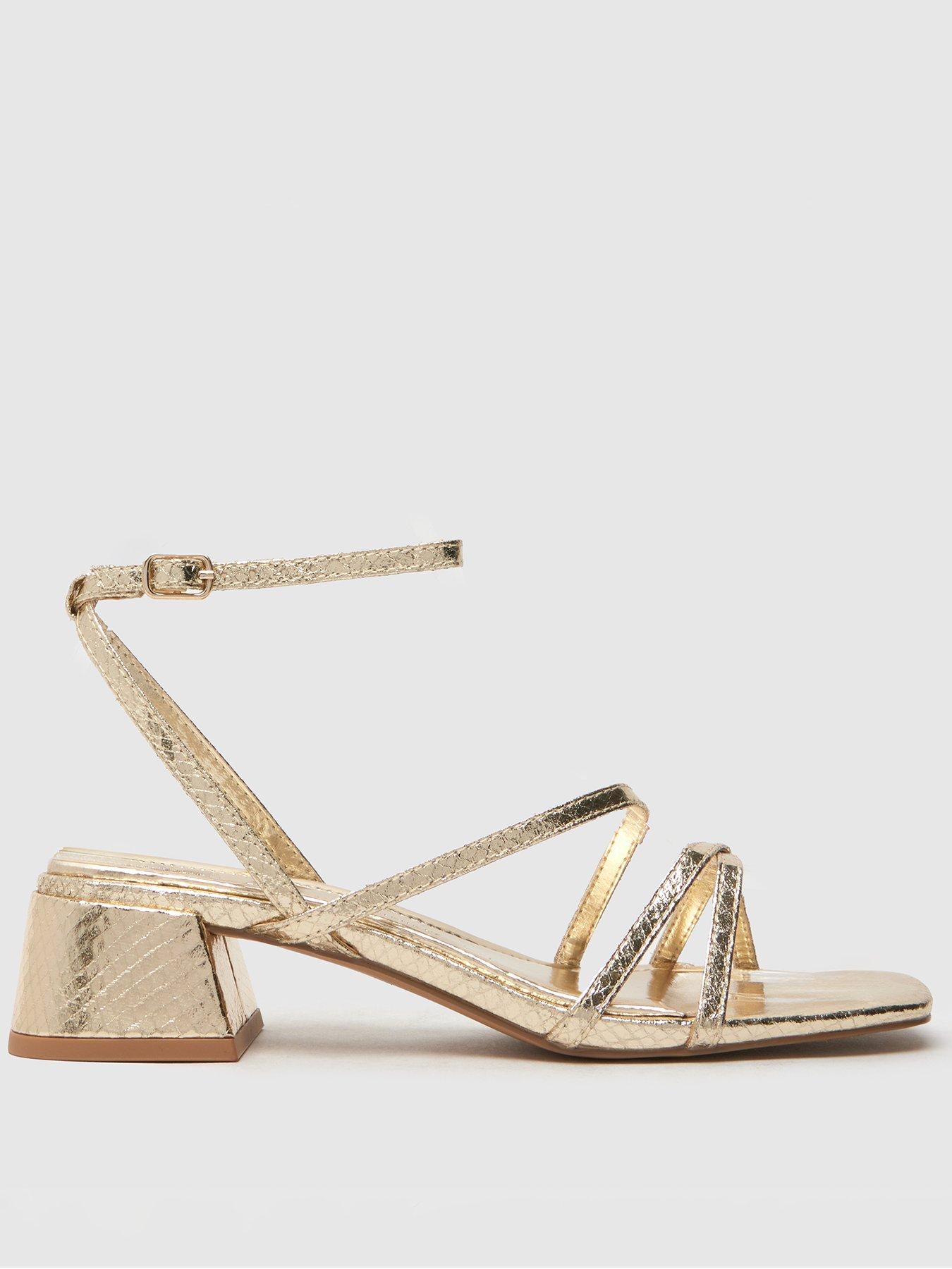 undefined Sander Strappy Sandals - Gold