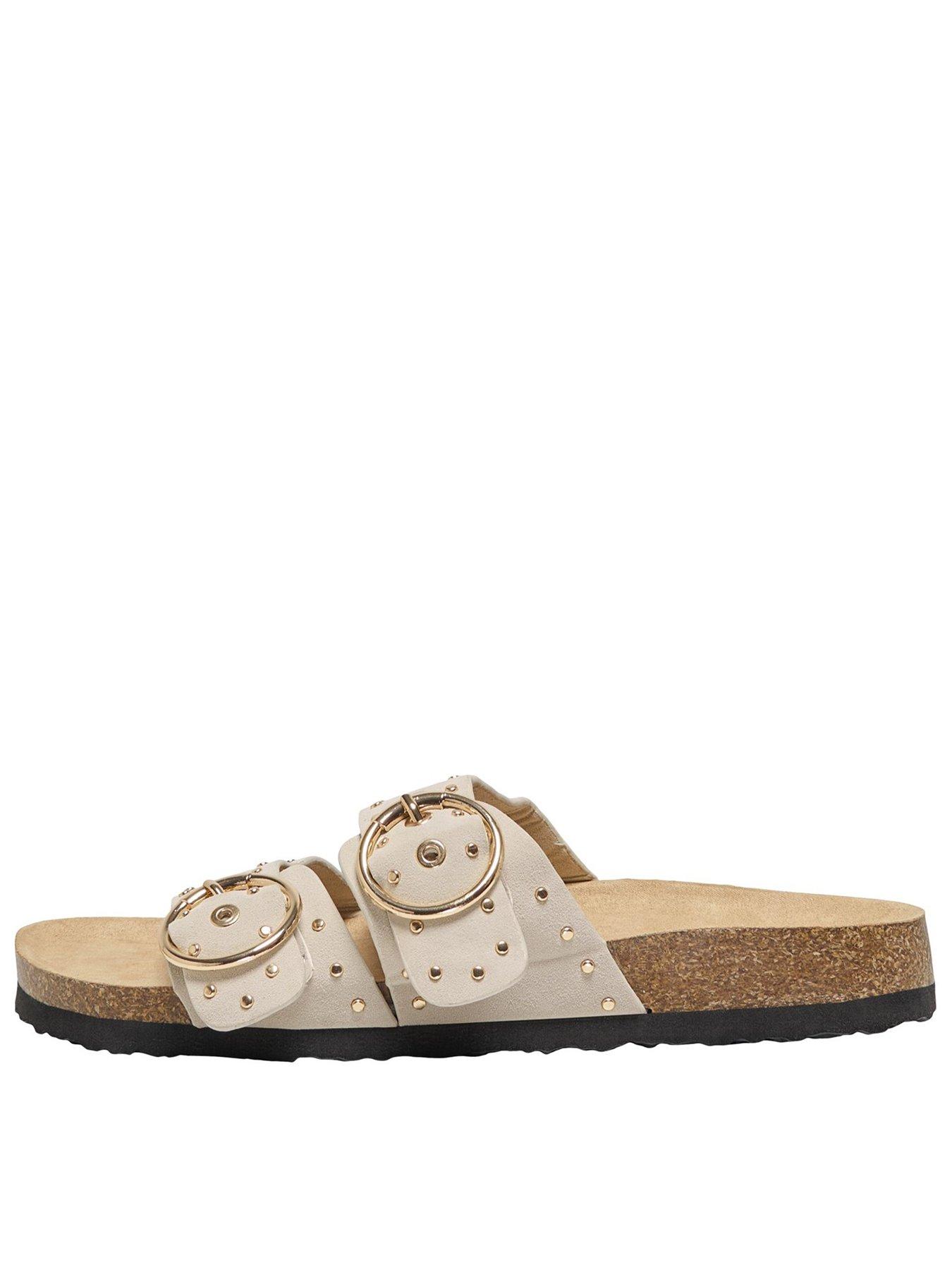 undefined Maxi Buckle Sandal - Cream