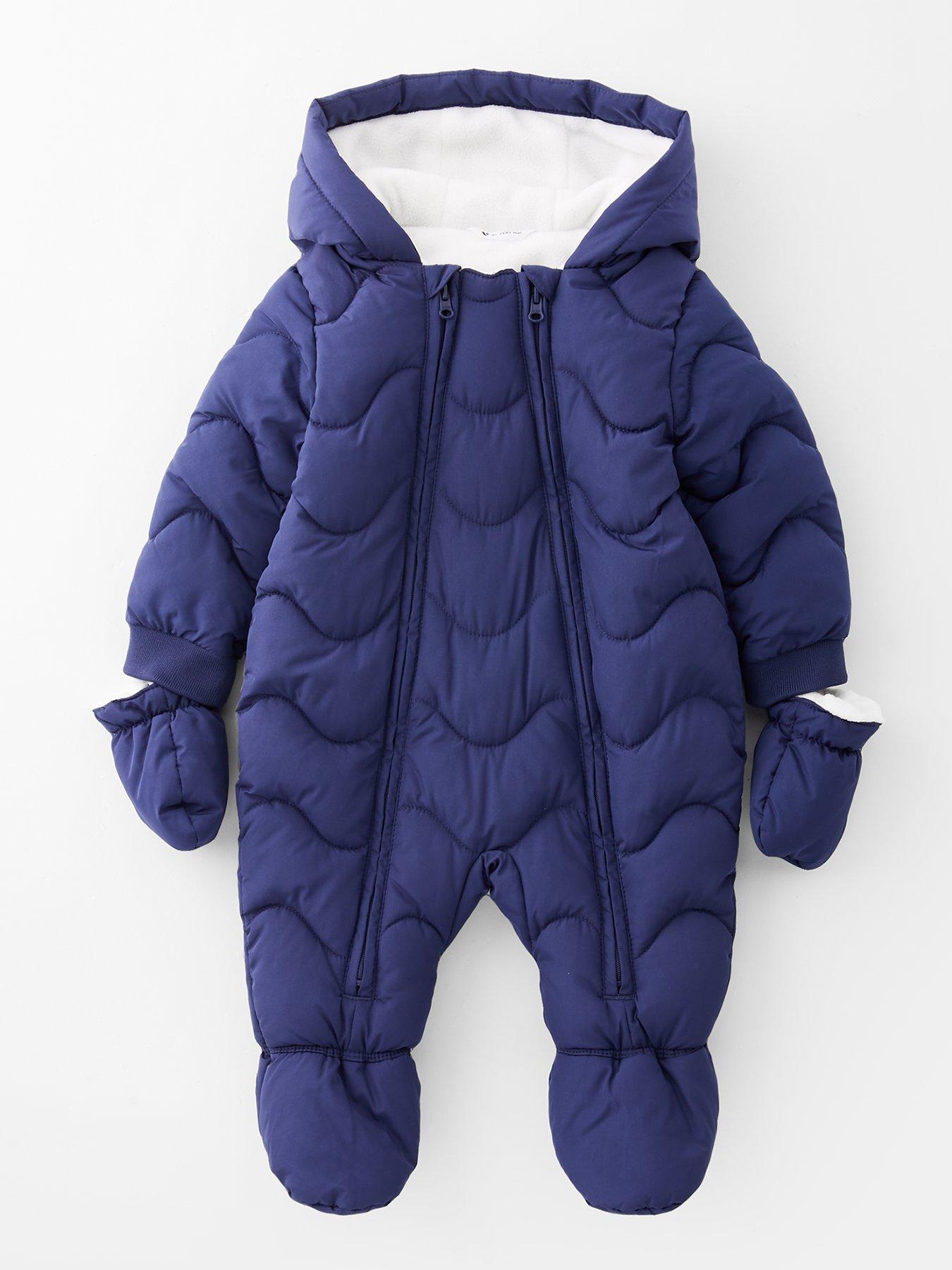 Image 1 of 5 of The Very Collection Baby Boys Snowsuit - Navy