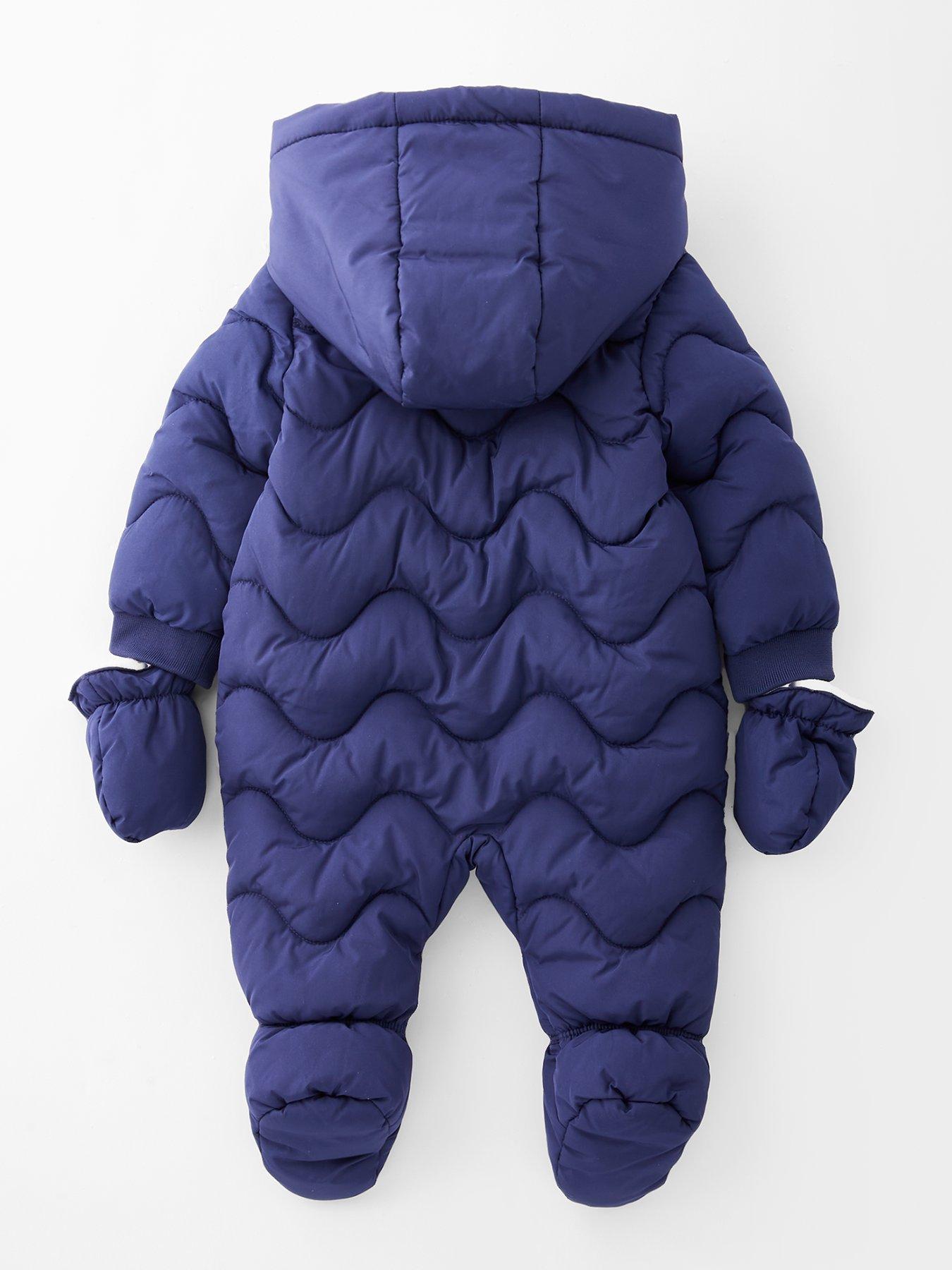 Image 2 of 5 of The Very Collection Baby Boys Snowsuit - Navy
