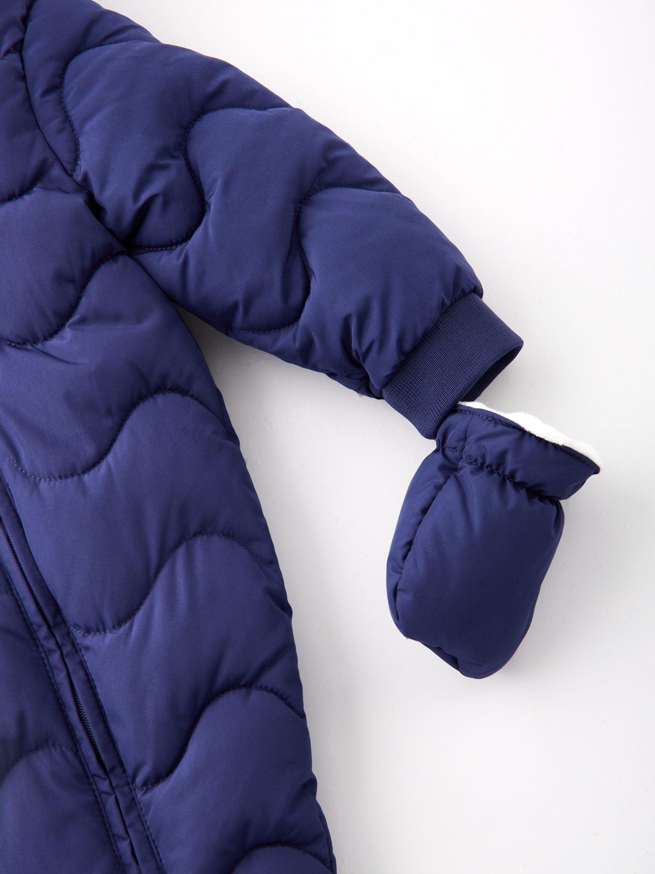 Image 4 of 5 of The Very Collection Baby Boys Snowsuit - Navy