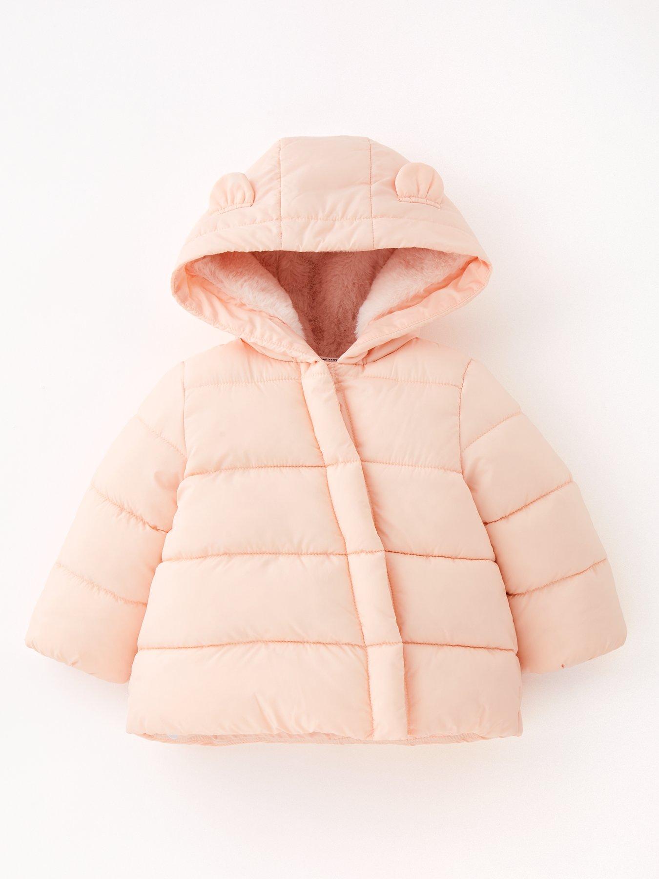 undefined Baby Girls Padded Jacket - Pink