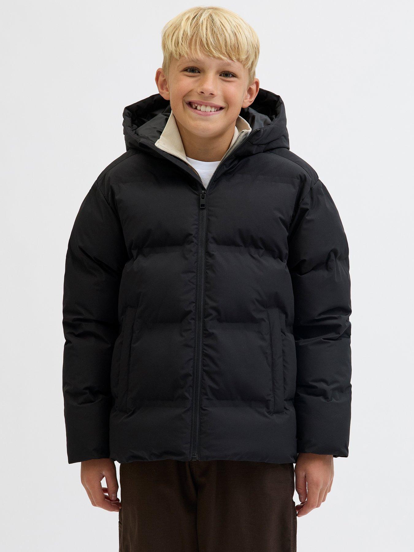 Jack & Jones Junior Boys Soho Padded Coat - Black
