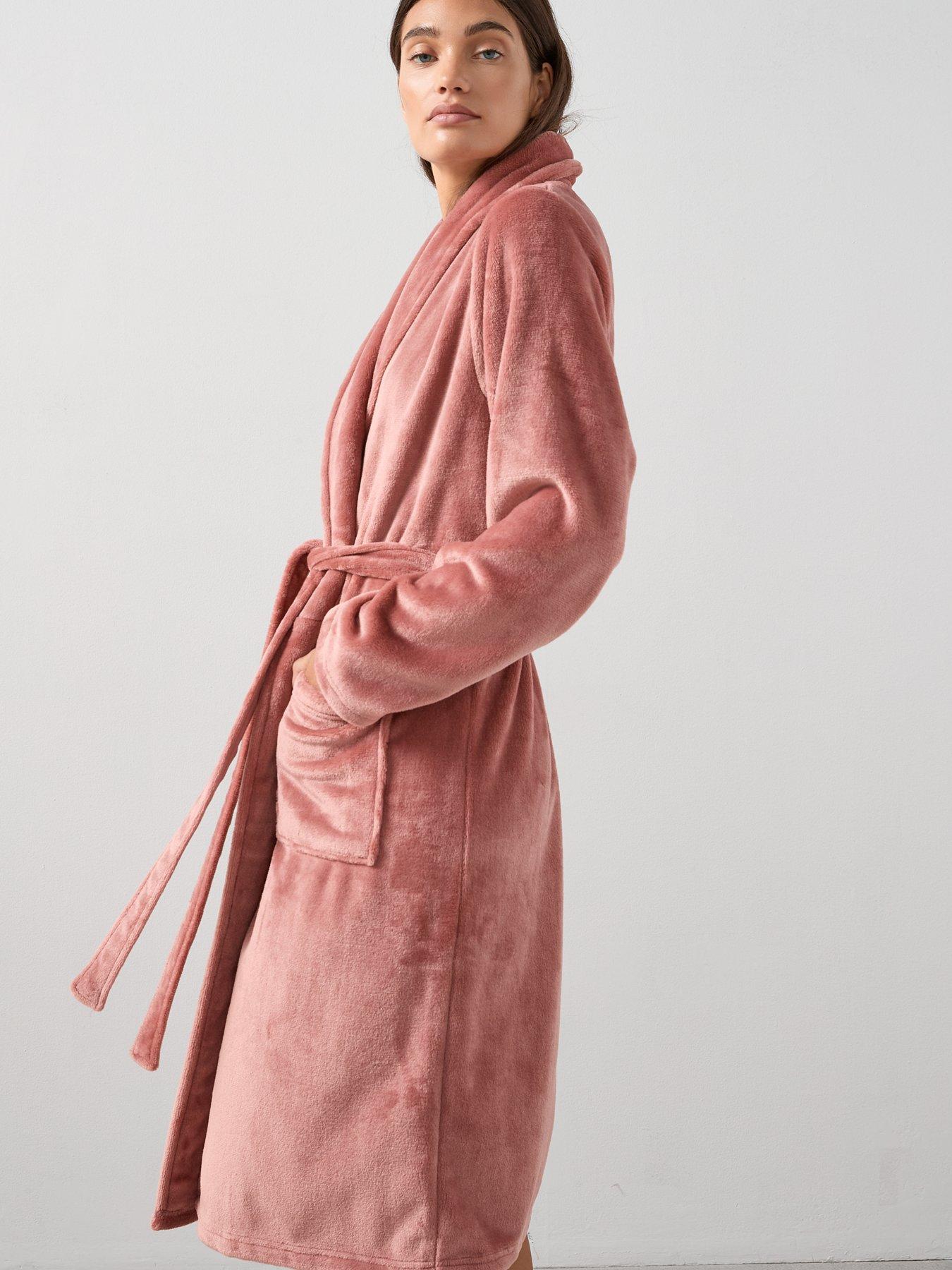 Image 5 of 6 of V by Very Supersoft Dressing Gown - Pink