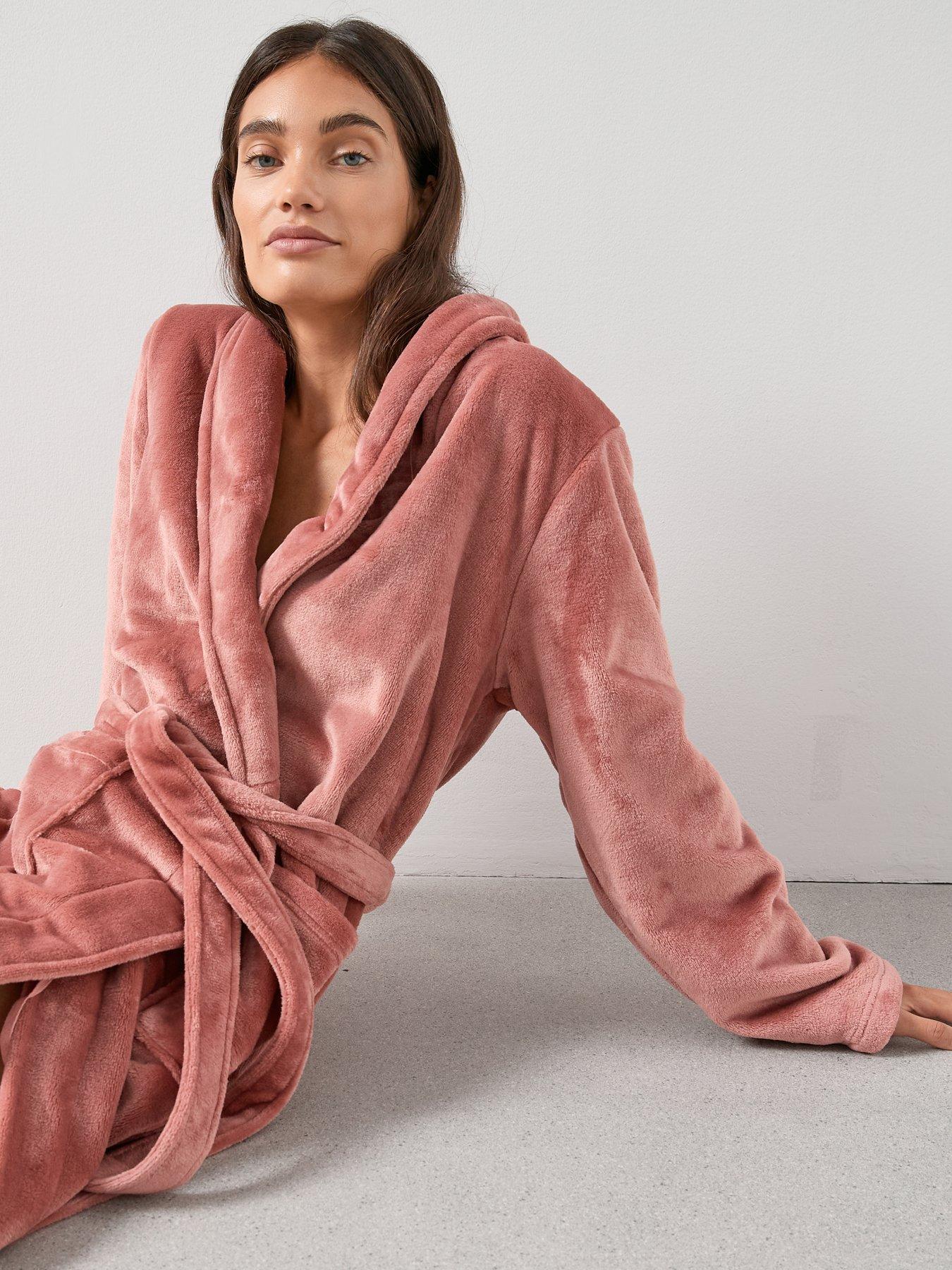 Image 6 of 6 of V by Very Supersoft Dressing Gown - Pink
