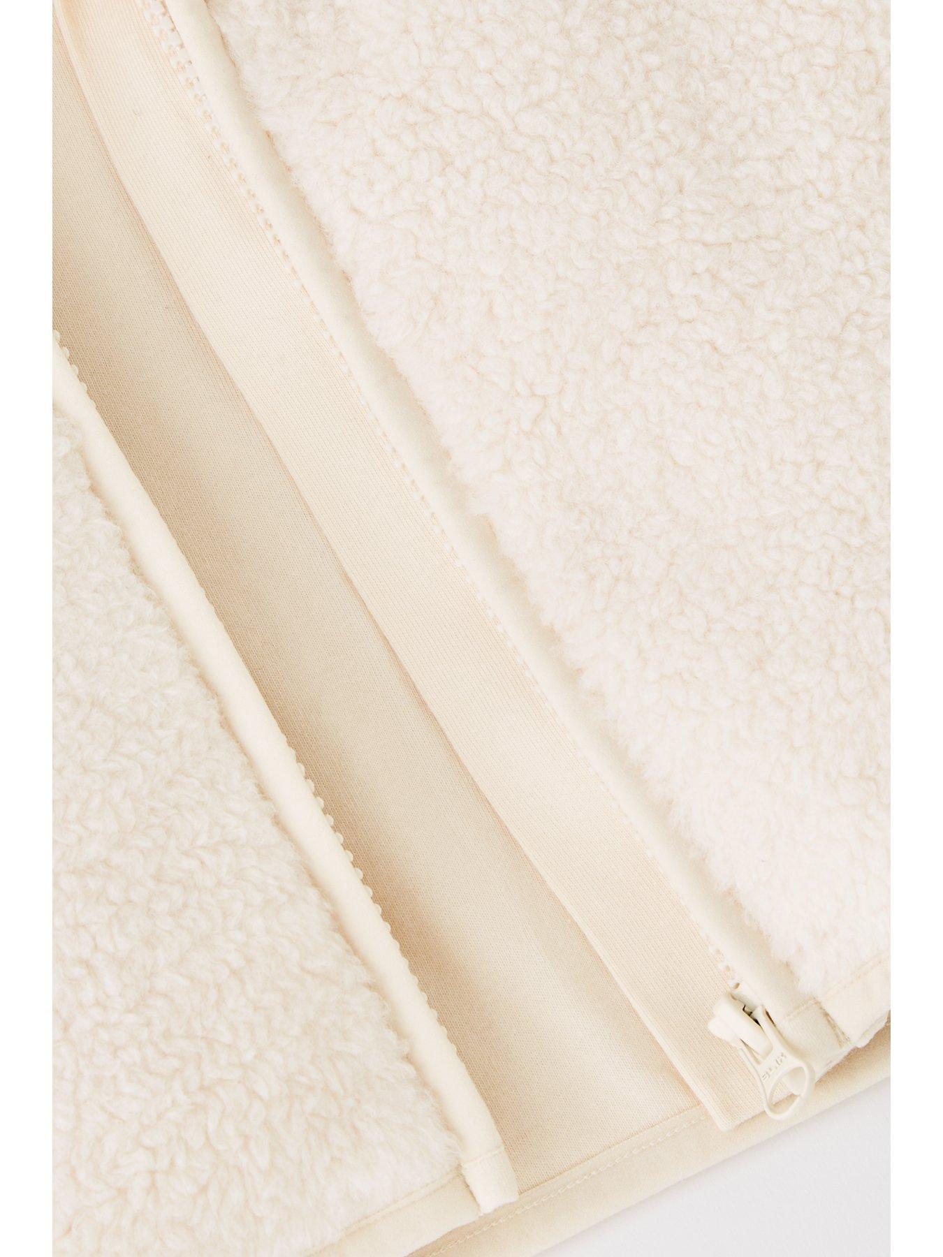 Image 3 of 4 of Mini V by Very Borg Jacket - Baby Cream